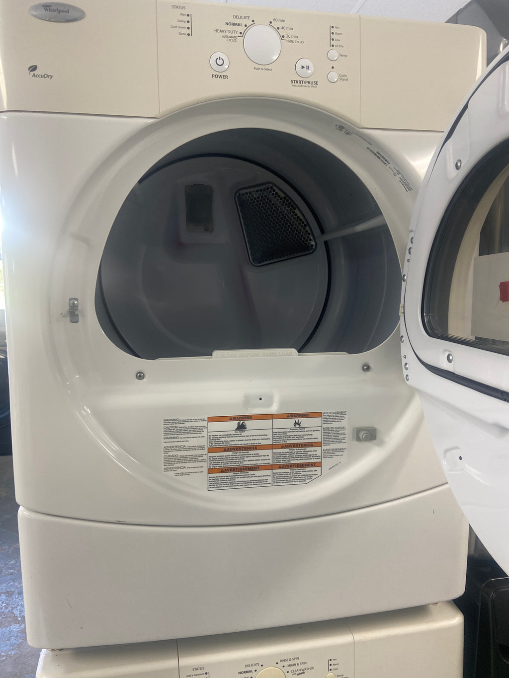 Whirlpool washer and dryer set, YWFW9050XW00 / YWED9050XW1, “Refurbished”, 3 Months Warranty