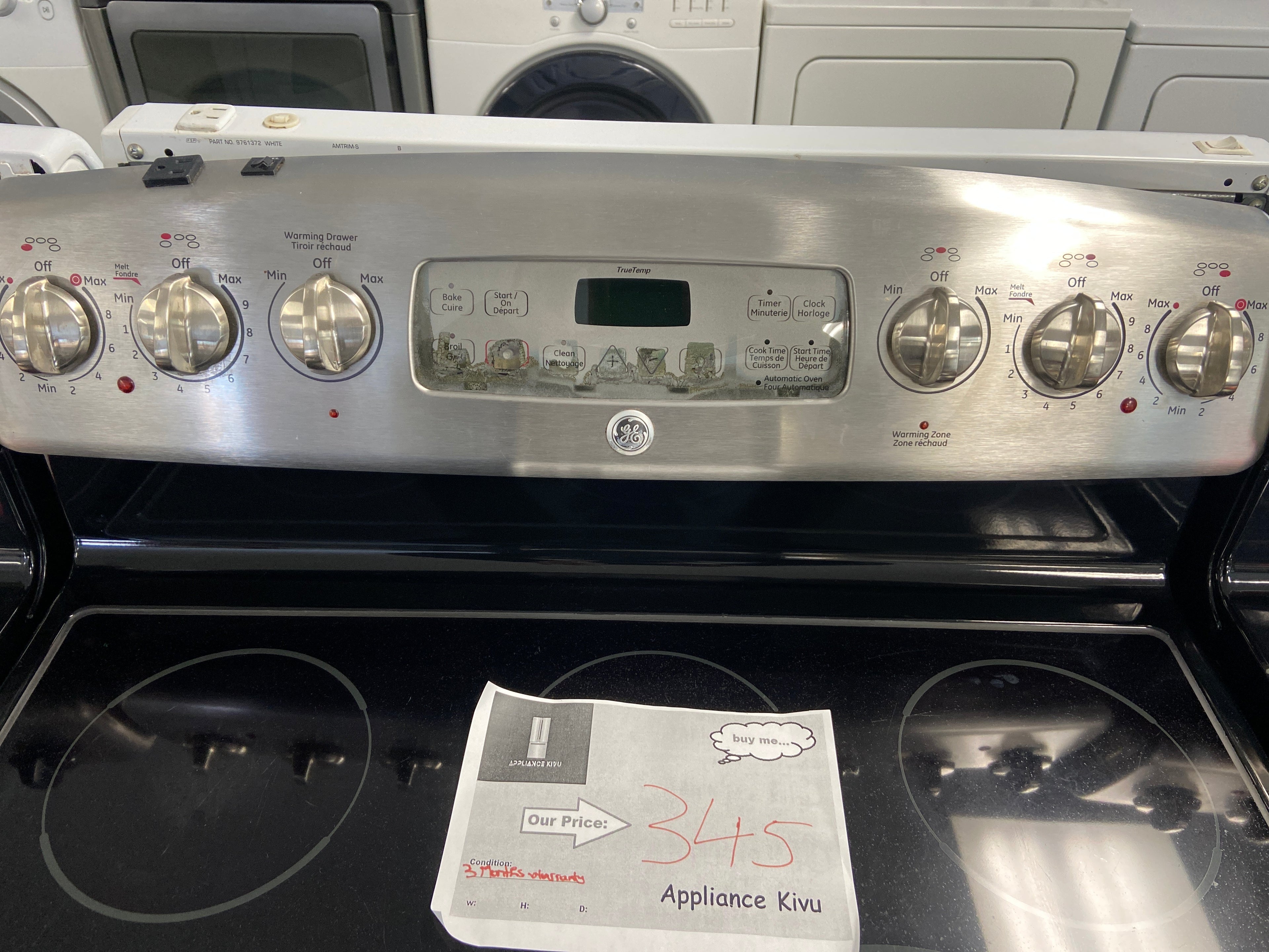 GE 30" Electric Freestanding Range with Storage Drawer Stainless Steel - JCBP81SP2SS