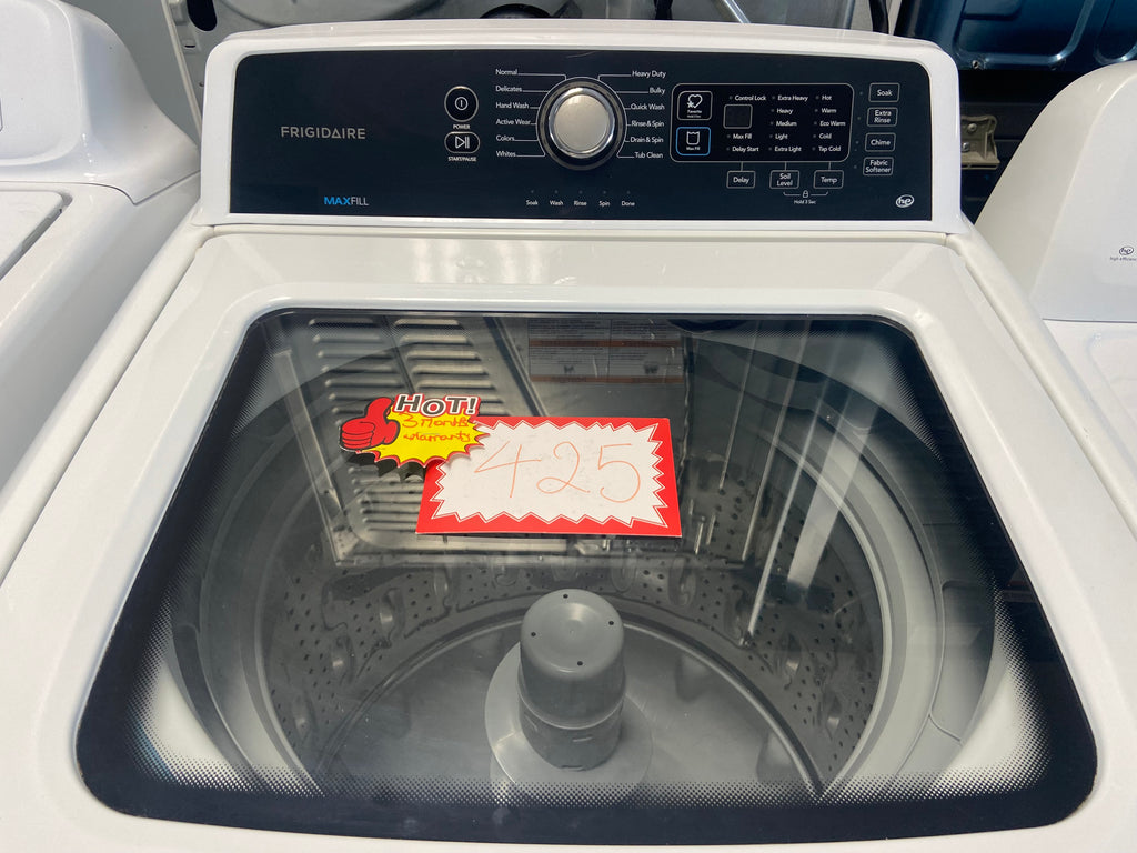 27” Frigidaire FFTW4120SW1 White Top Load Washer, 4.1 cuft "Refurbished"