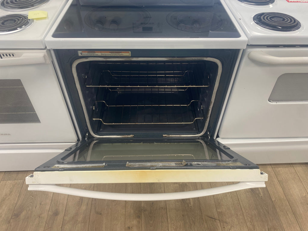Whirlpool 30” stove in White