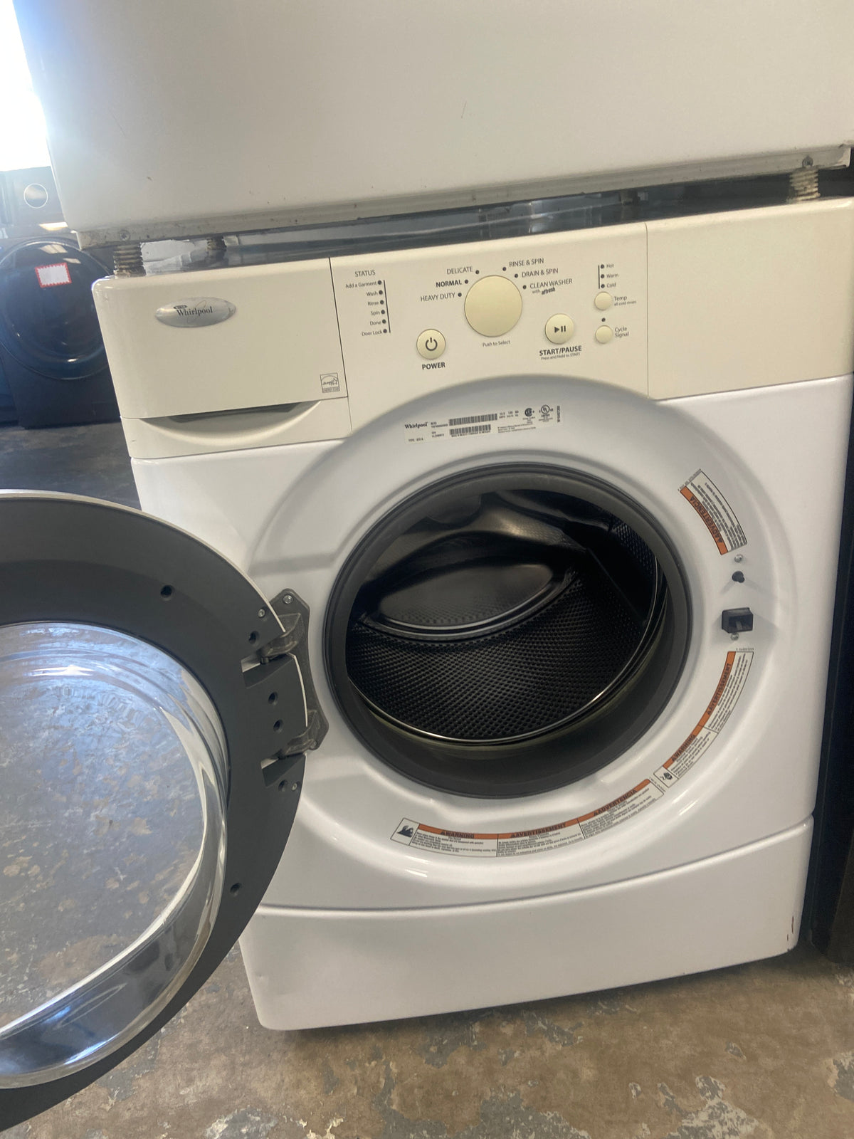 Whirlpool washer and dryer set, YWFW9050XW00 / YWED9050XW1, “Refurbished”, 3 Months Warranty
