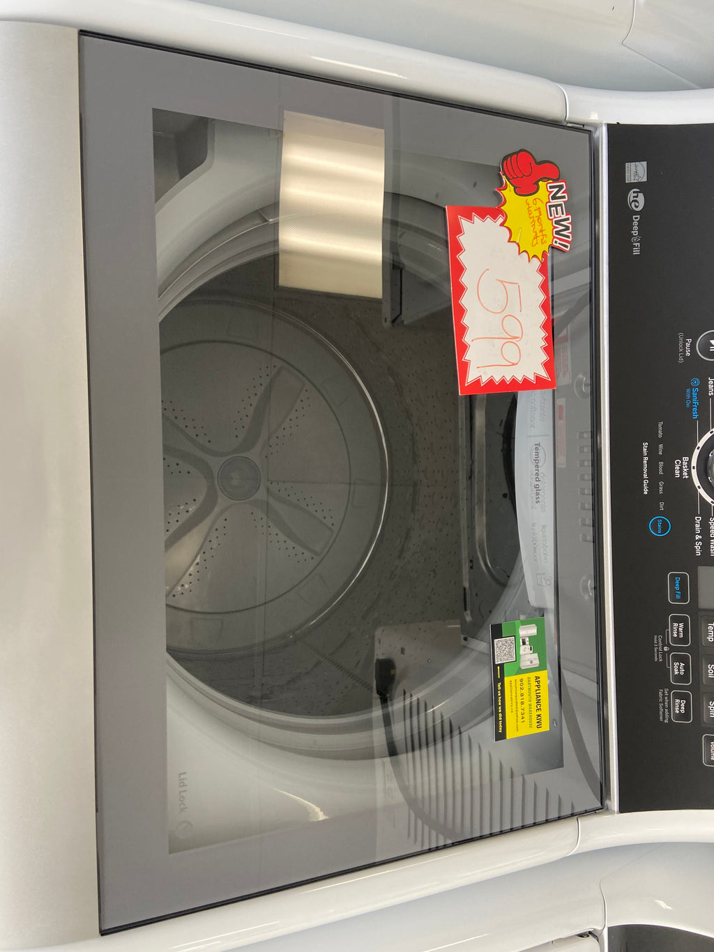 GE GTW681BMR0WS Top Load Washer, 27 inch Width, 5.3 cu. ft. Washer Capacity, 800 RPM Washer Spin Speed