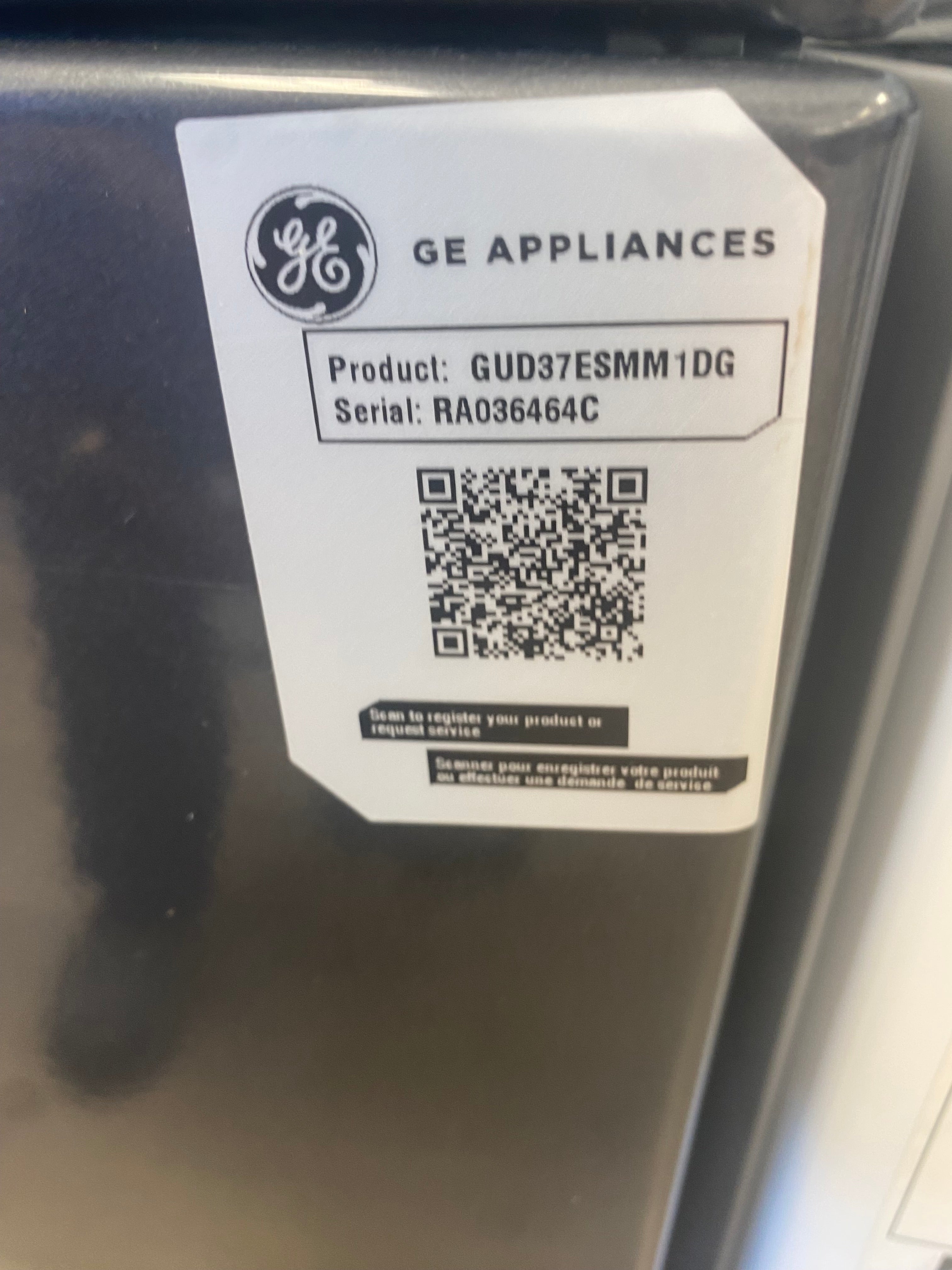 27” GE Black laundry Center "Open Box"