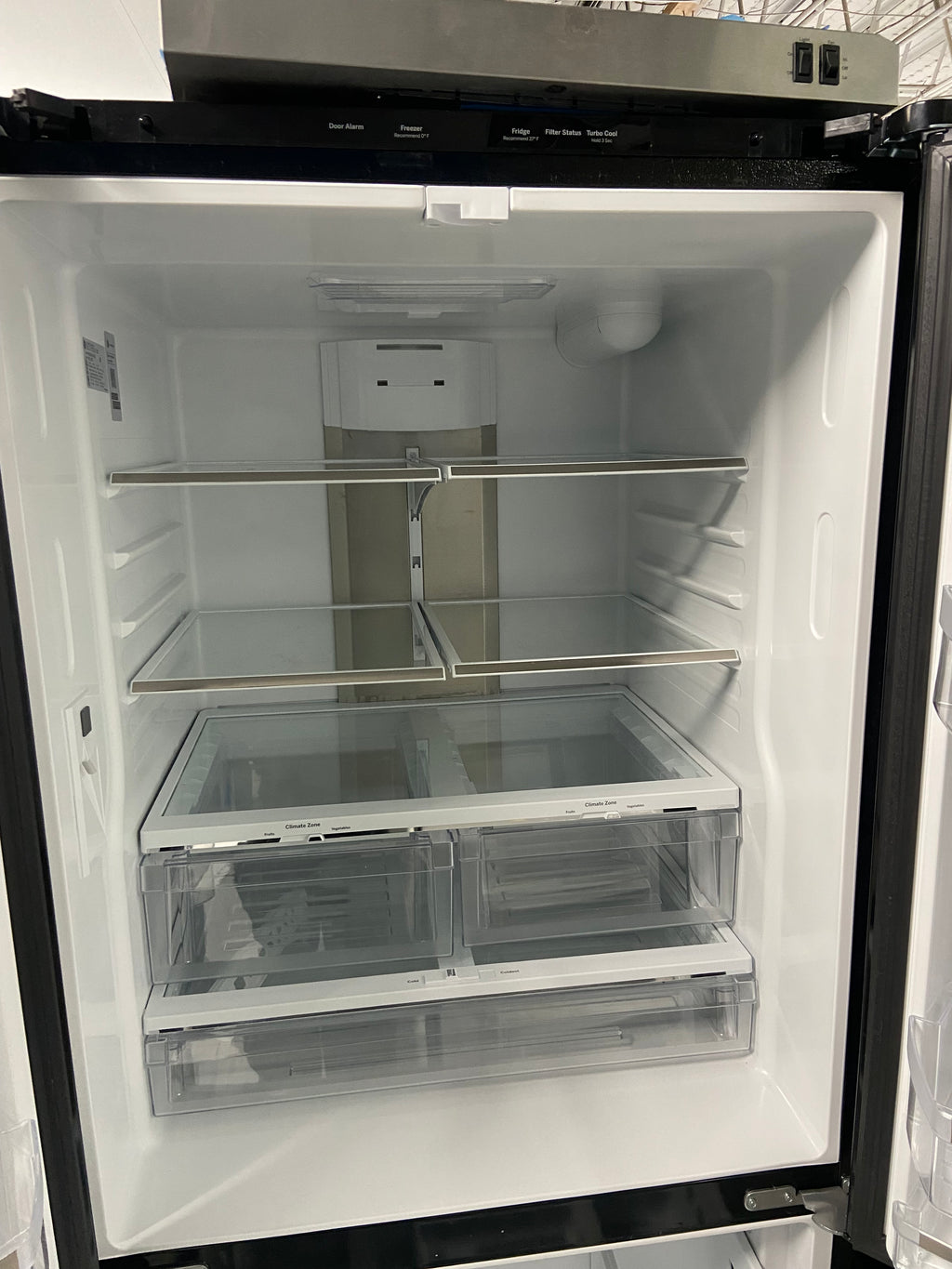 Black Stainless GE fridge