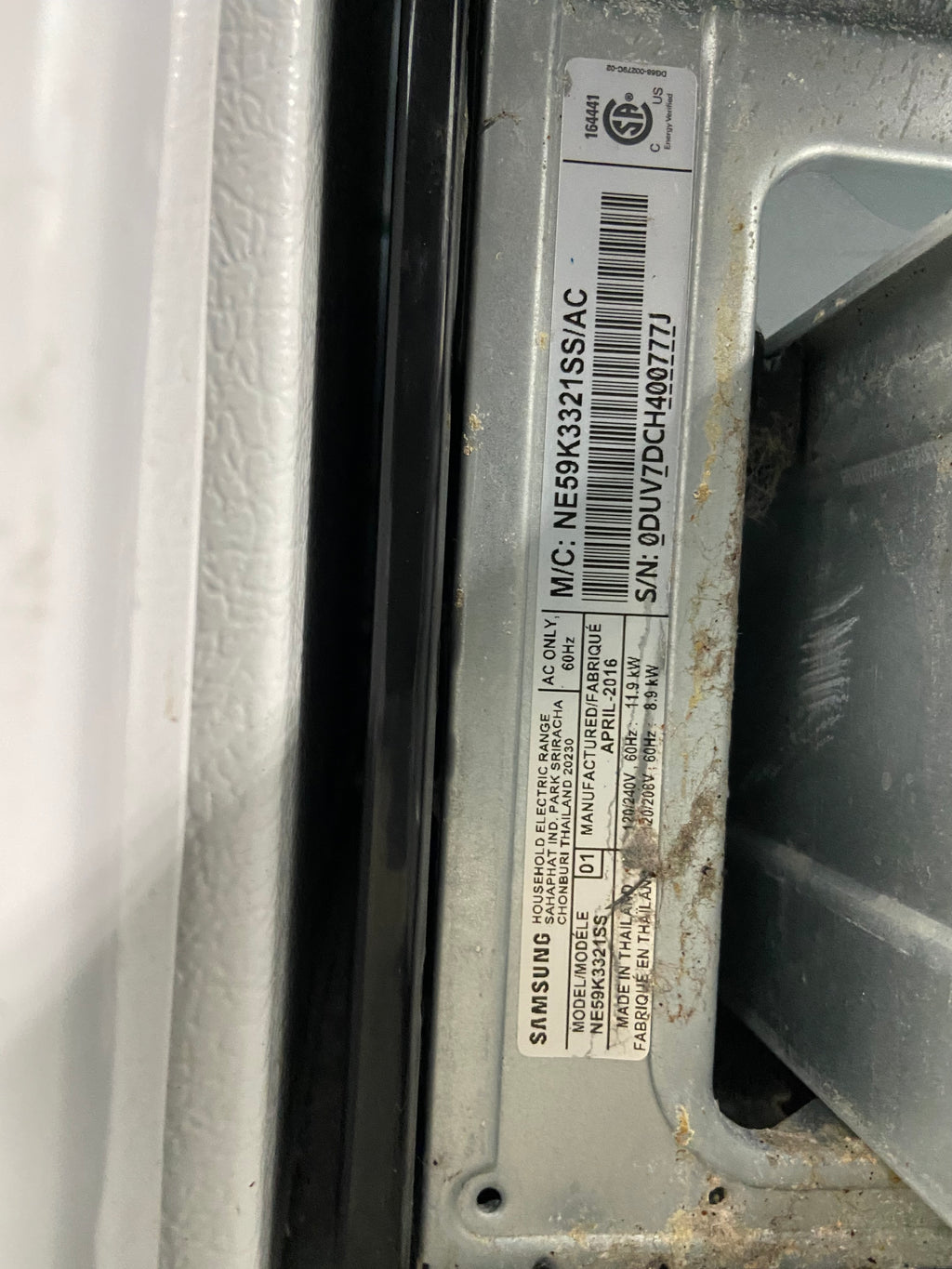 Stainless Samsung NE59K3321SS/AC Stove(Refurbished)