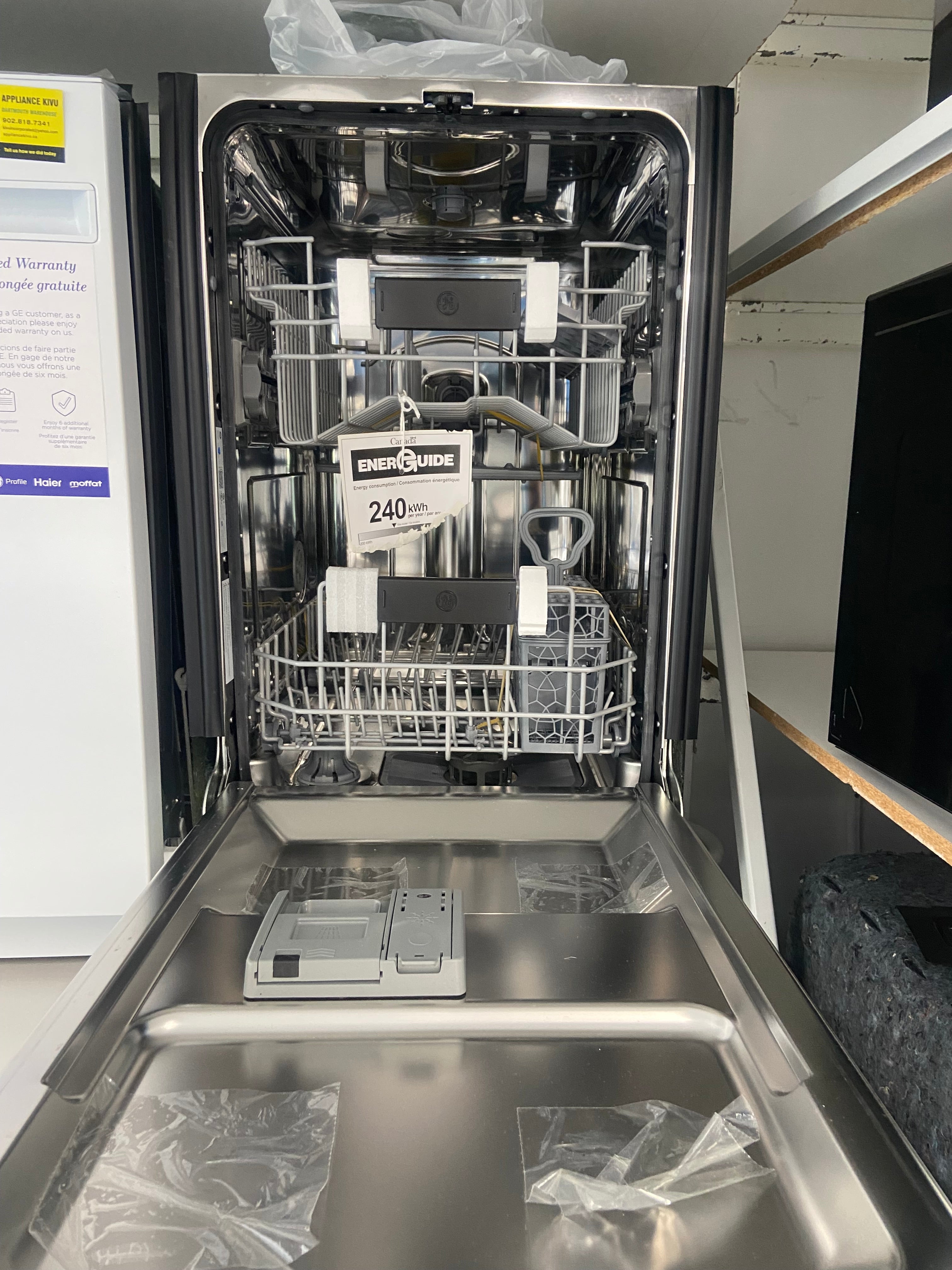 GE Stainless Built-in 18" Dishwasher "Scratch and Dent"