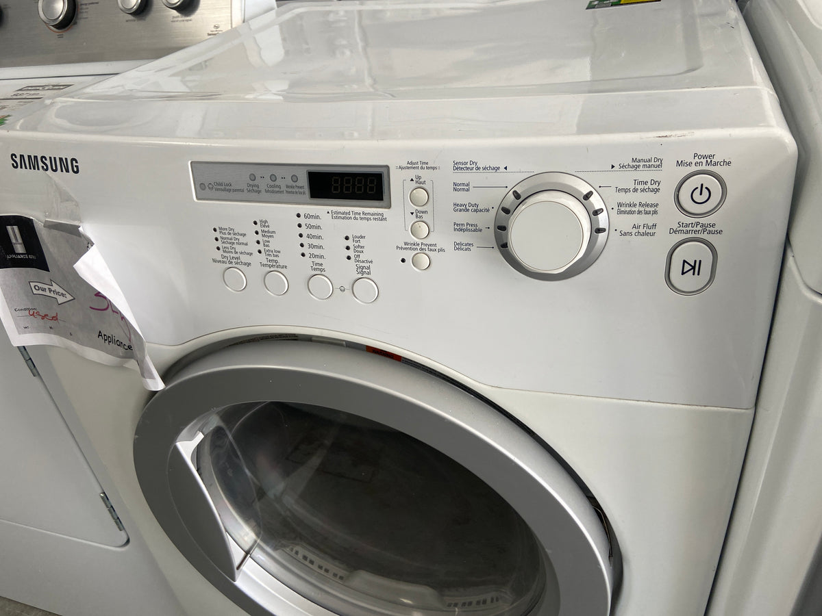 Samsung white dryer, “Refurbished”, 3 Months Warranty