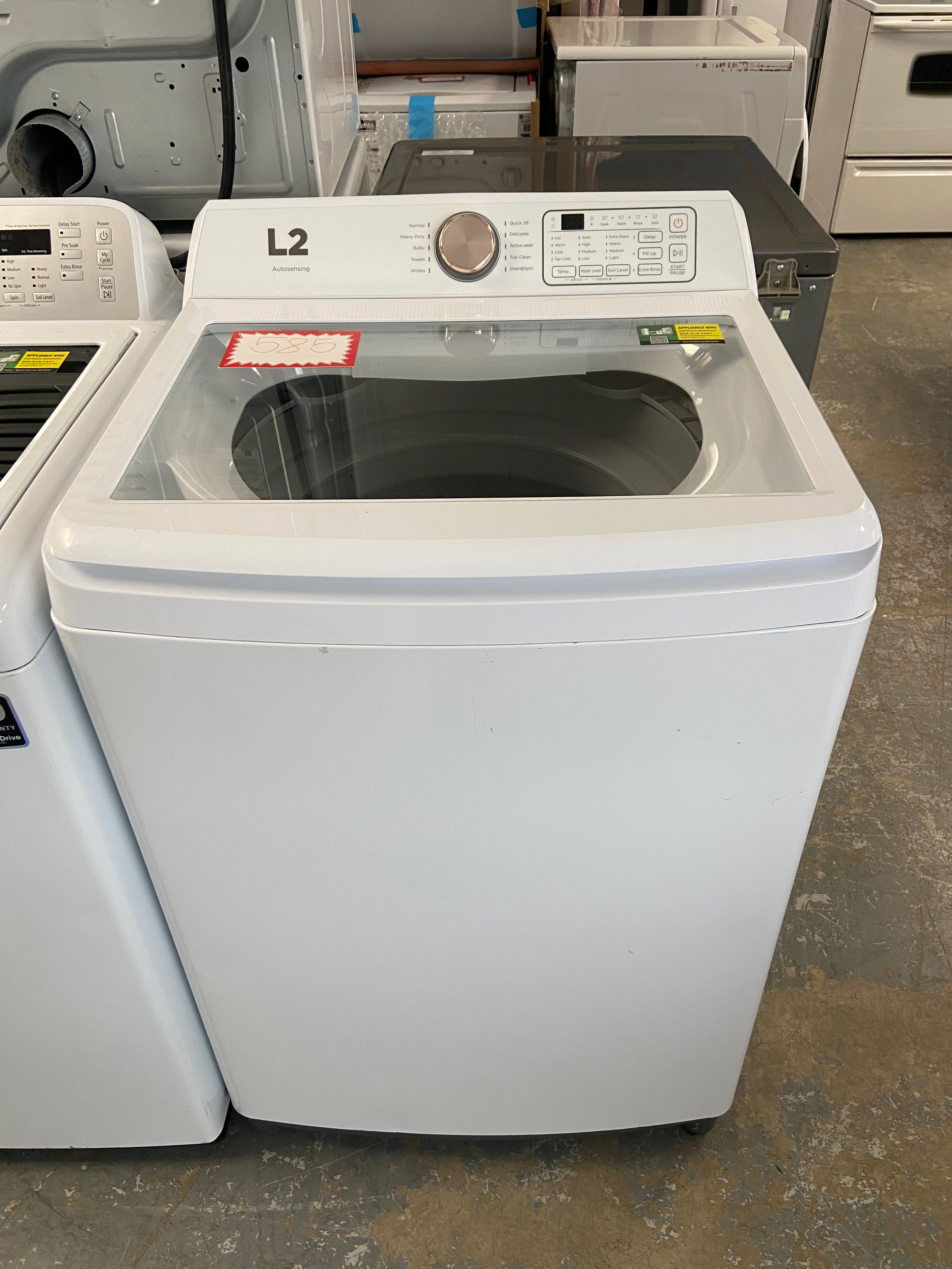 White L2 27” Washer LT52N1BWWC with Warranty