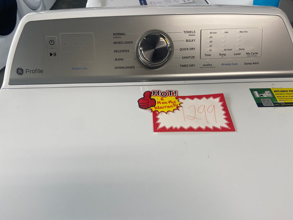 GE Profile washer and dryer set/pair, PTM60EBSR1WS and PTD60EBMR0WS “Open Box”, 6 Months Warranty