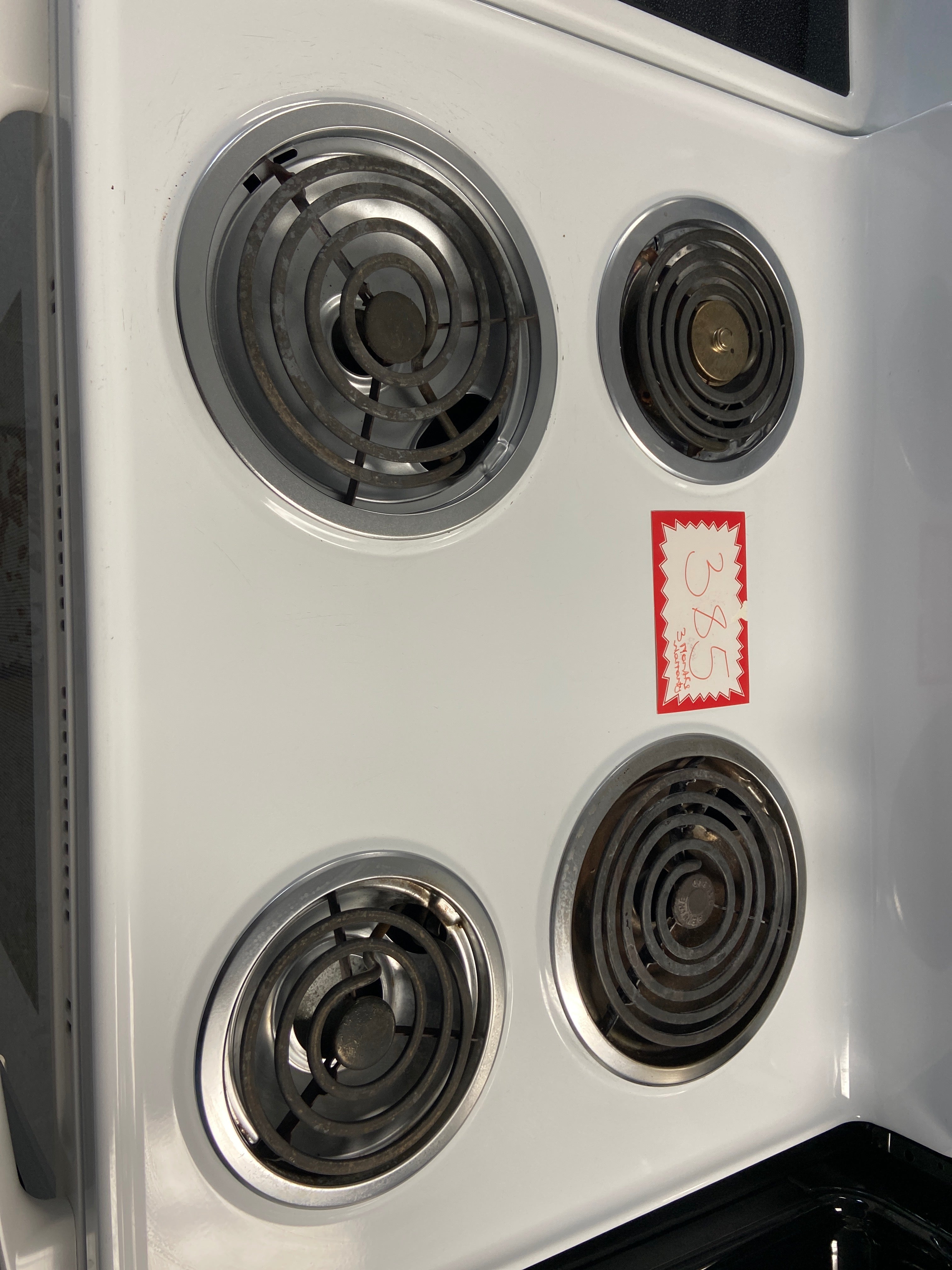 Amana 30" Electric Freestanding Coil Top Range White - YACR4303MFW6