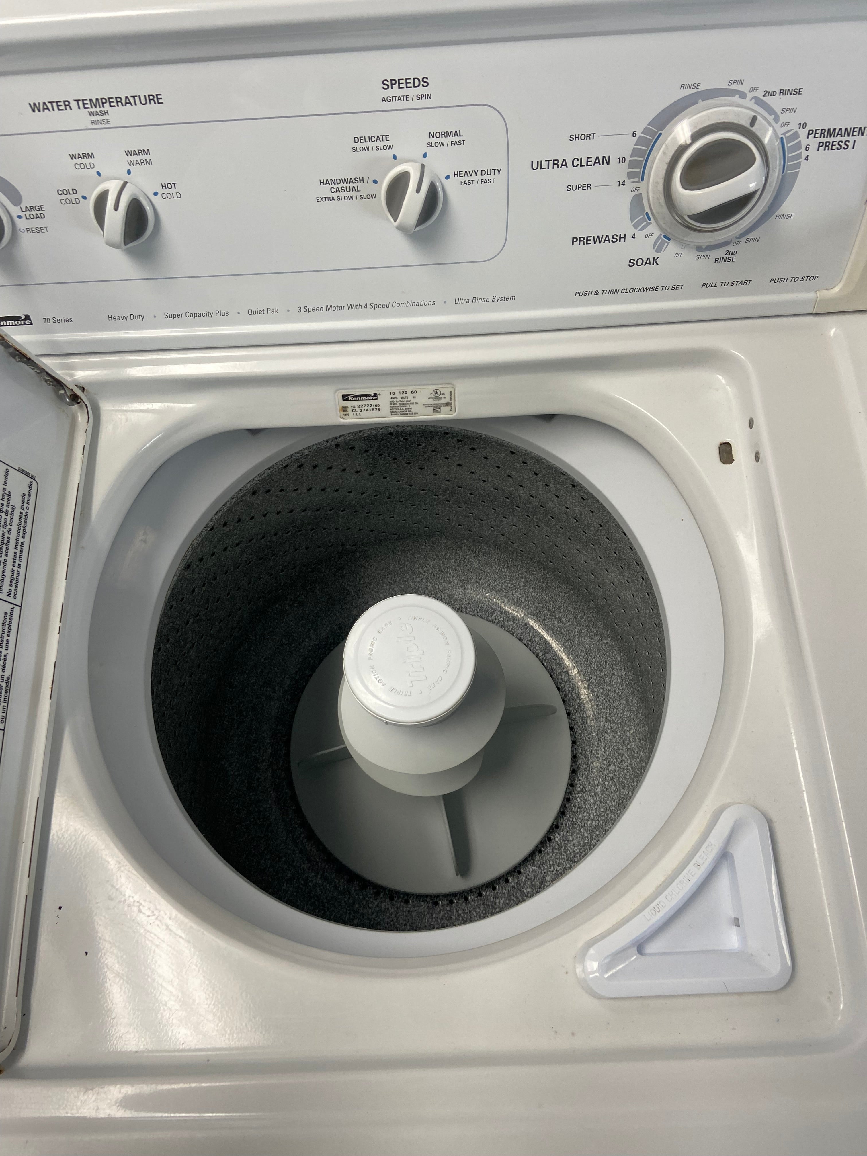 Kenmore Top-Load Washing Machine - White (110.22722100)