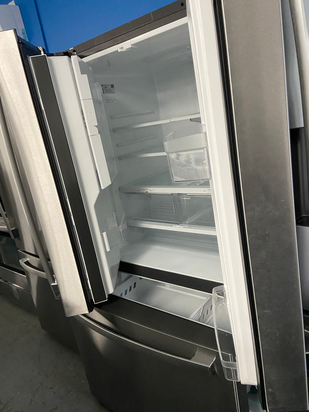 GE Stainless French door fridge