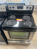 30 INCH whirlpool stainless steel coil top stove self clean "refurbished"