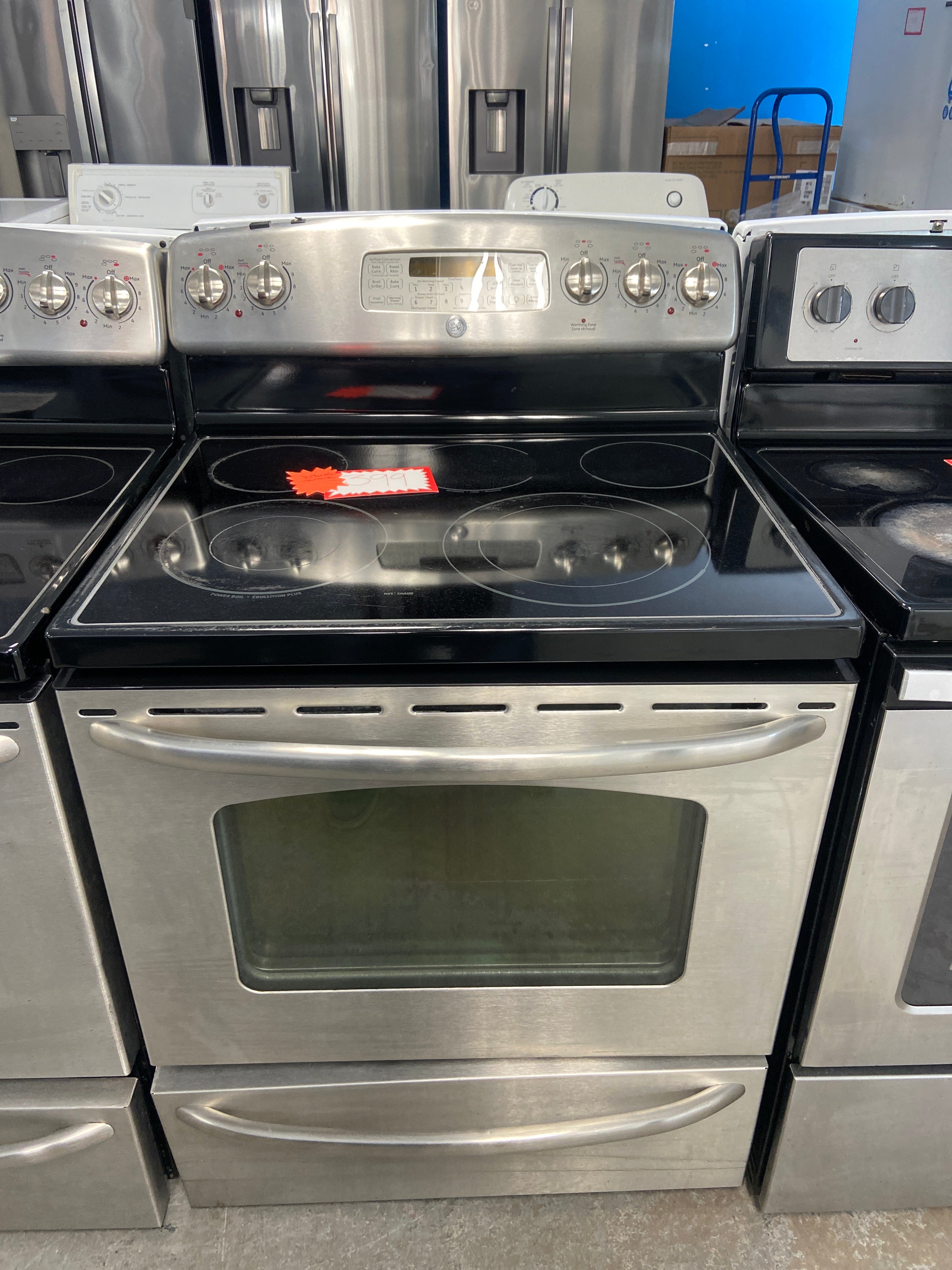 GE 30" Freestanding Electric Range - Stainless Steel (JCBP810ST1SS)
