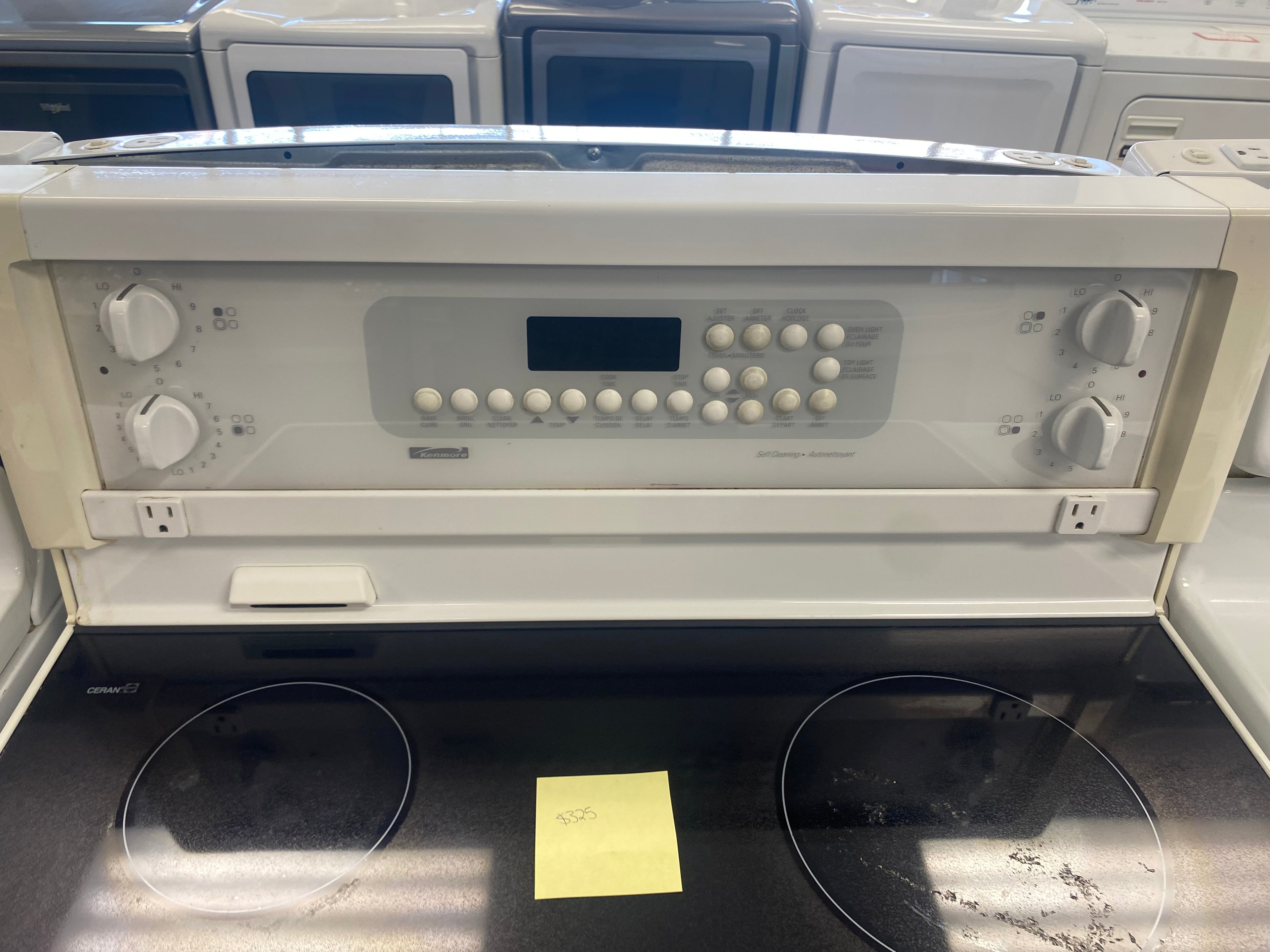 Kenmore 30” Glass Top Stove