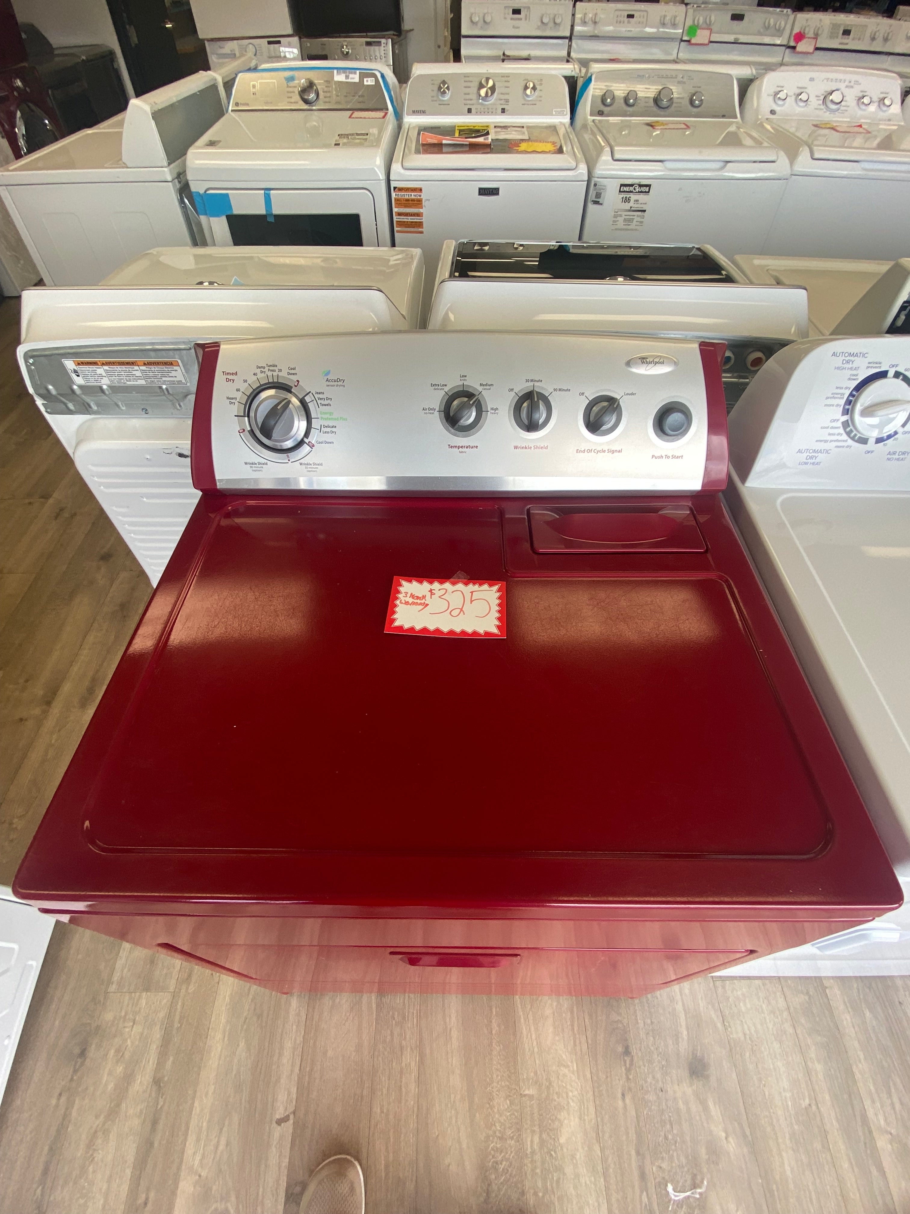 Whirlpool dryer "Refurbished" 27" Wide