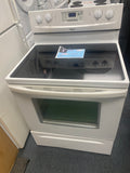 Whirlpool glass top stove "REFURBISHED" white