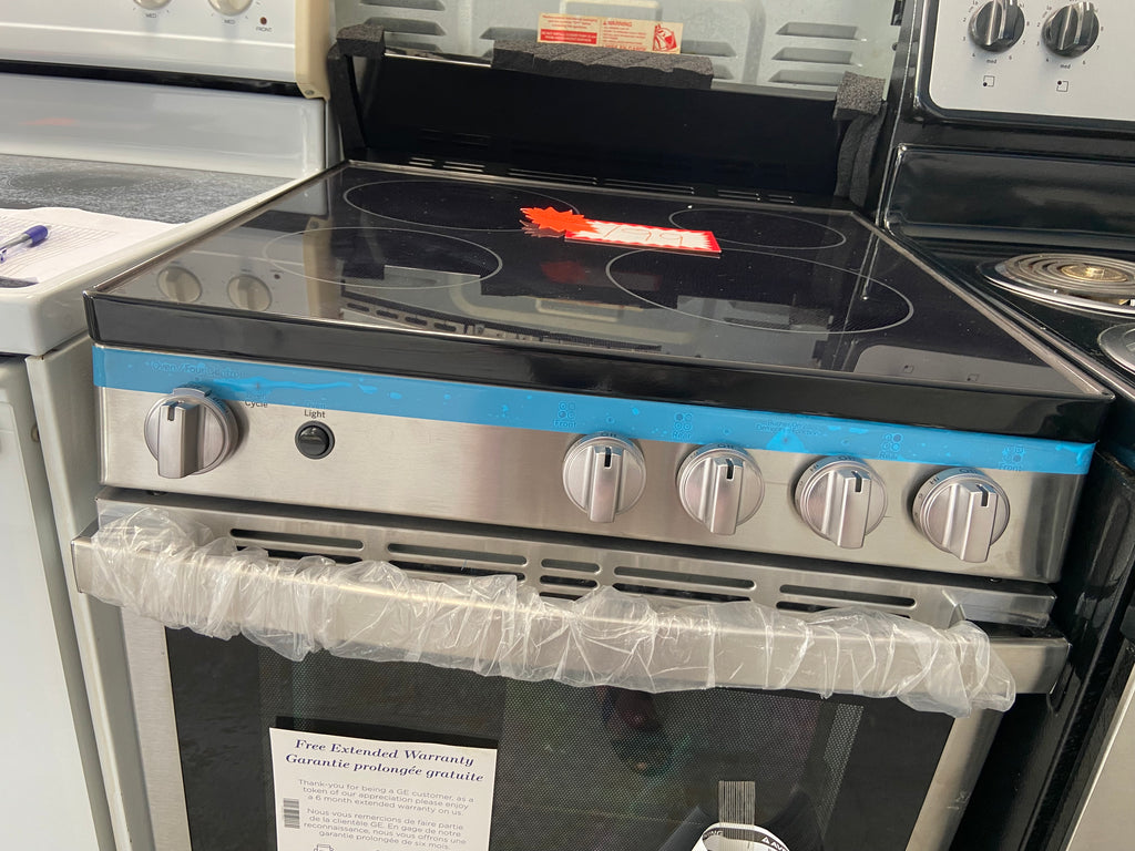 Stainless 24” GE JCAS640RM4SS Glass Top Stove (Scratch and Dent)