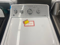 27” GE top load washer, White "Used"