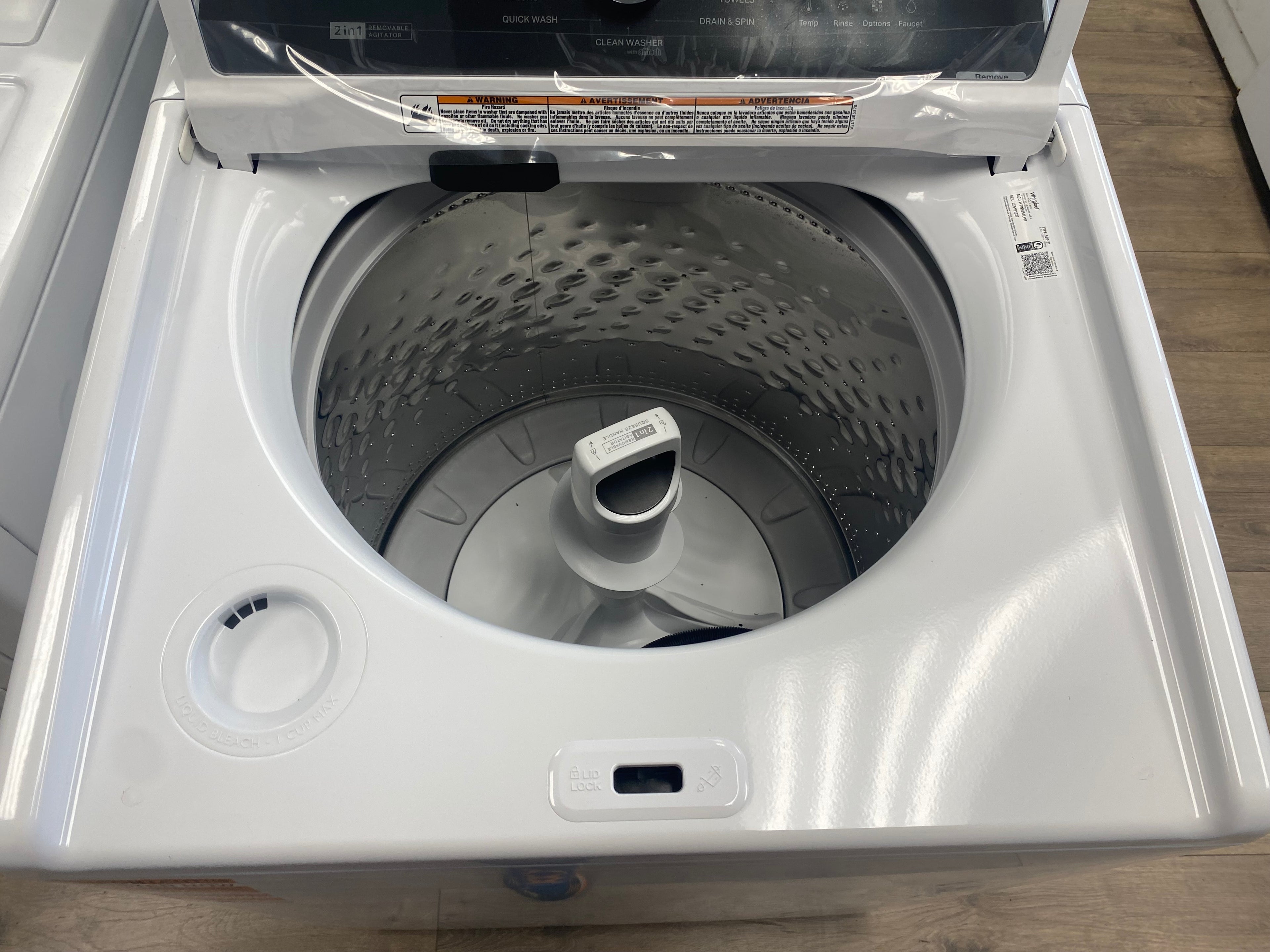 Whirlpool 27” washer