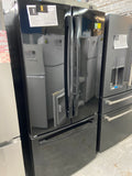 Black Stainless GE fridge