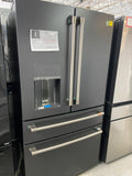 GE Café matte Stainless Fridge with Freezer and Thaw Drawers