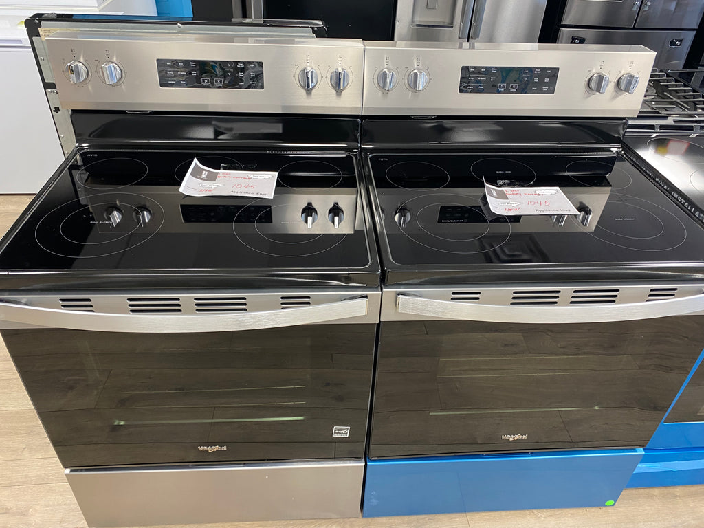 5.3 cu. ft. Oven Capacity 30 convection Whirlpool stainless steel stove