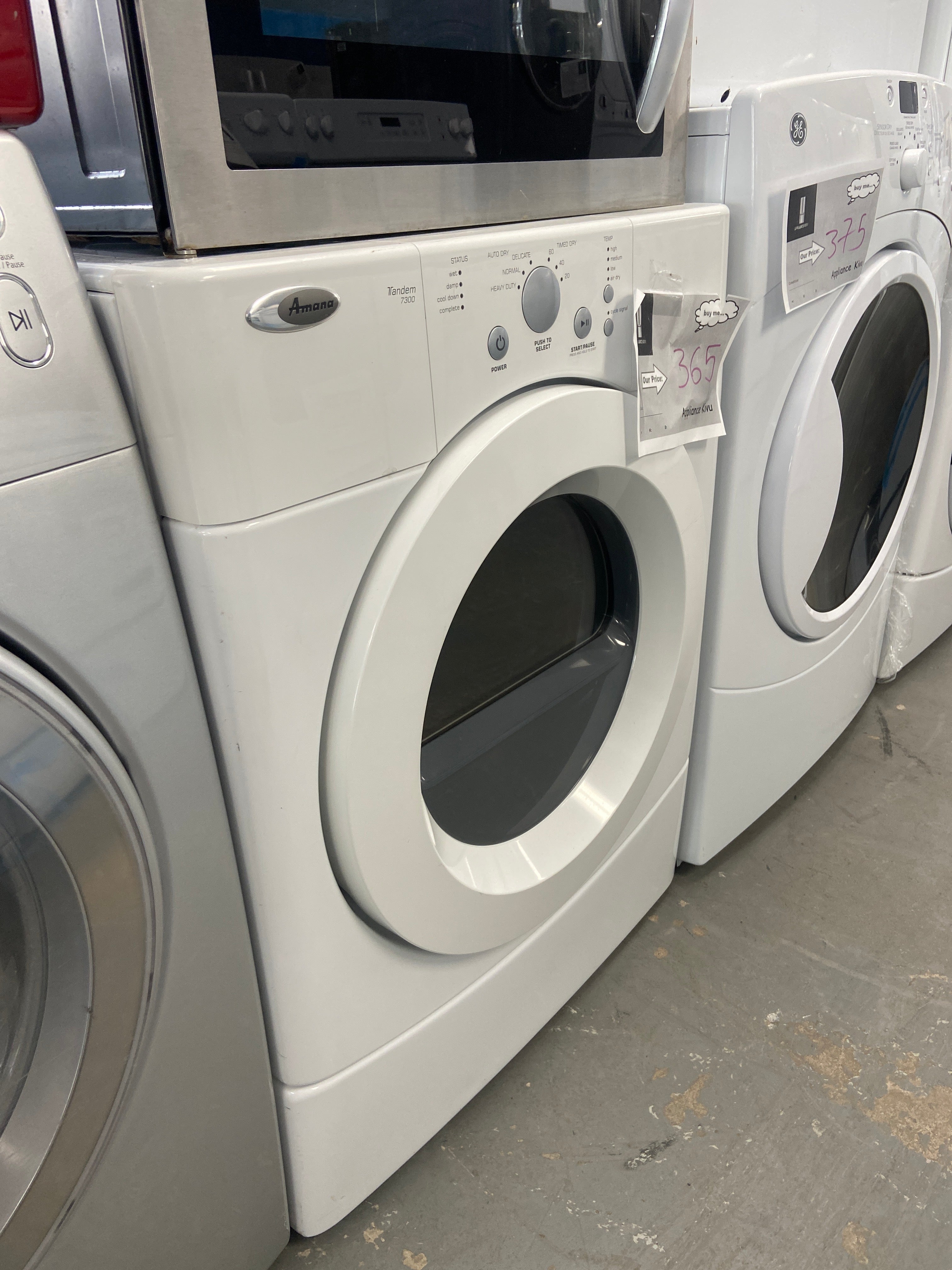 Amana Stackable Electric Dryer - White (YNED7300WW1)