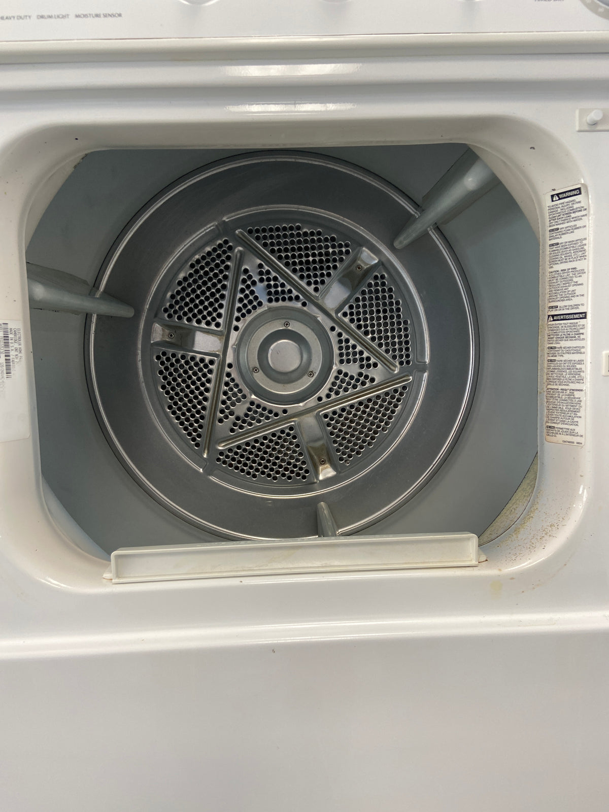 Frigidaire white dryer, heavy duty, moisture sensor, “ Refurbished”, 3 Months Warranty