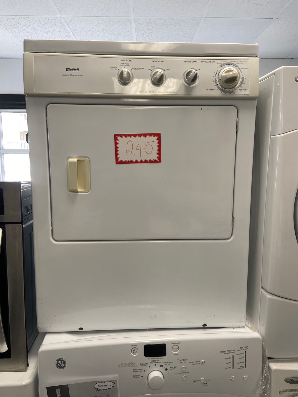 Kenmore Electric Dryer - White (970-C82162-10)