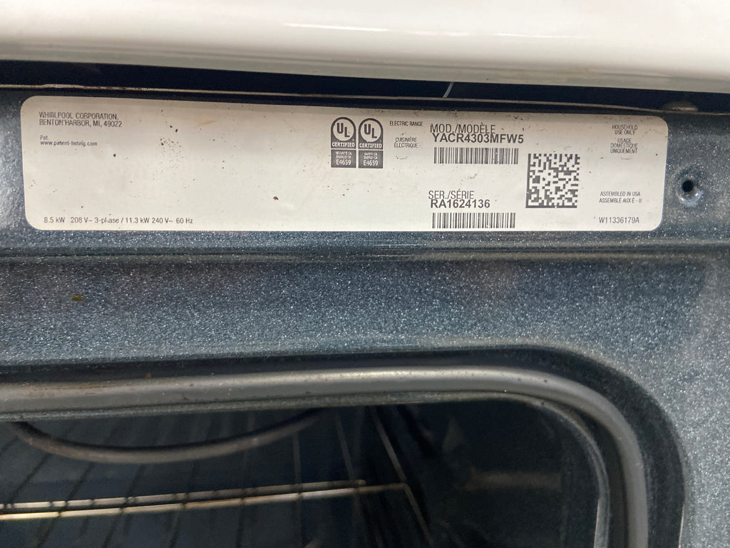Amana 30" Electric Freestanding Coil Top Range White - YACR4303MFW5