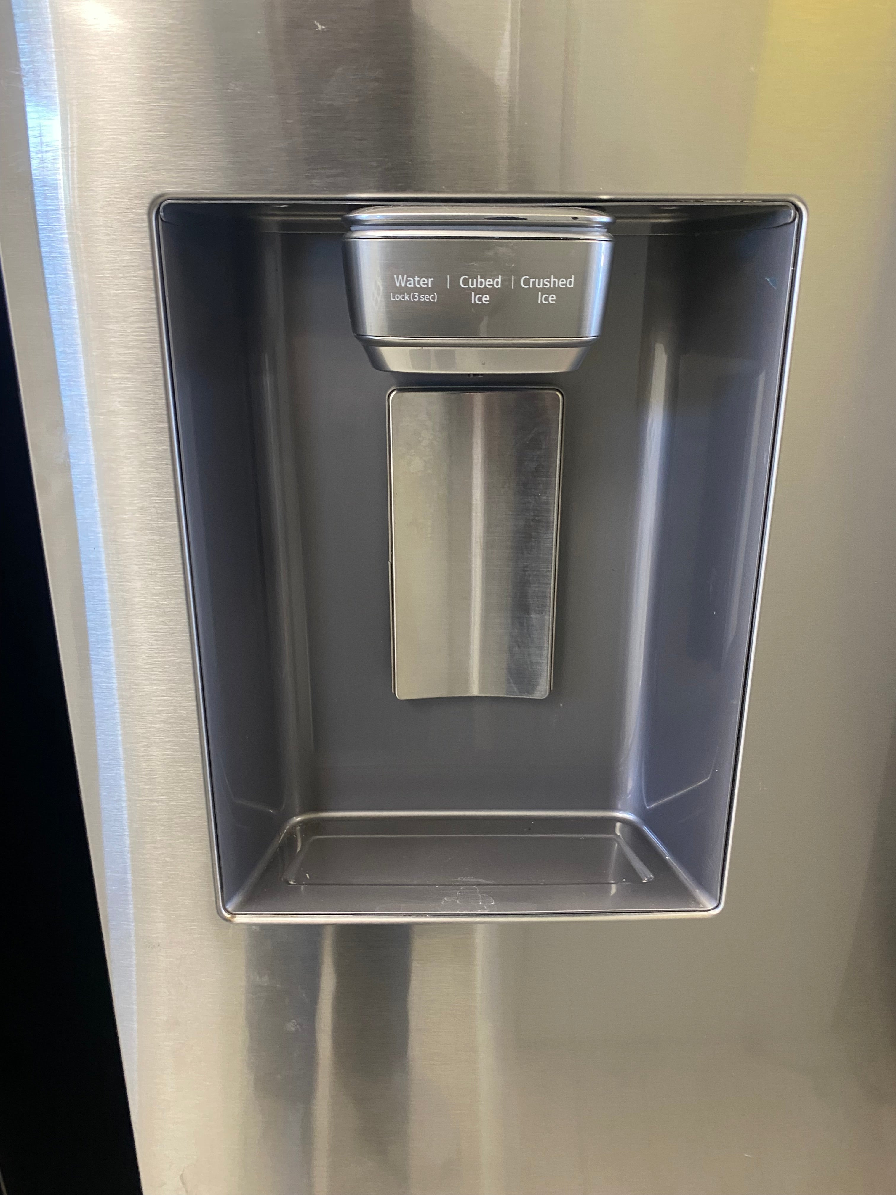 36 inch Samsung stainless steel French door fridge counter depth RF23R6201SR ( no ice maker)