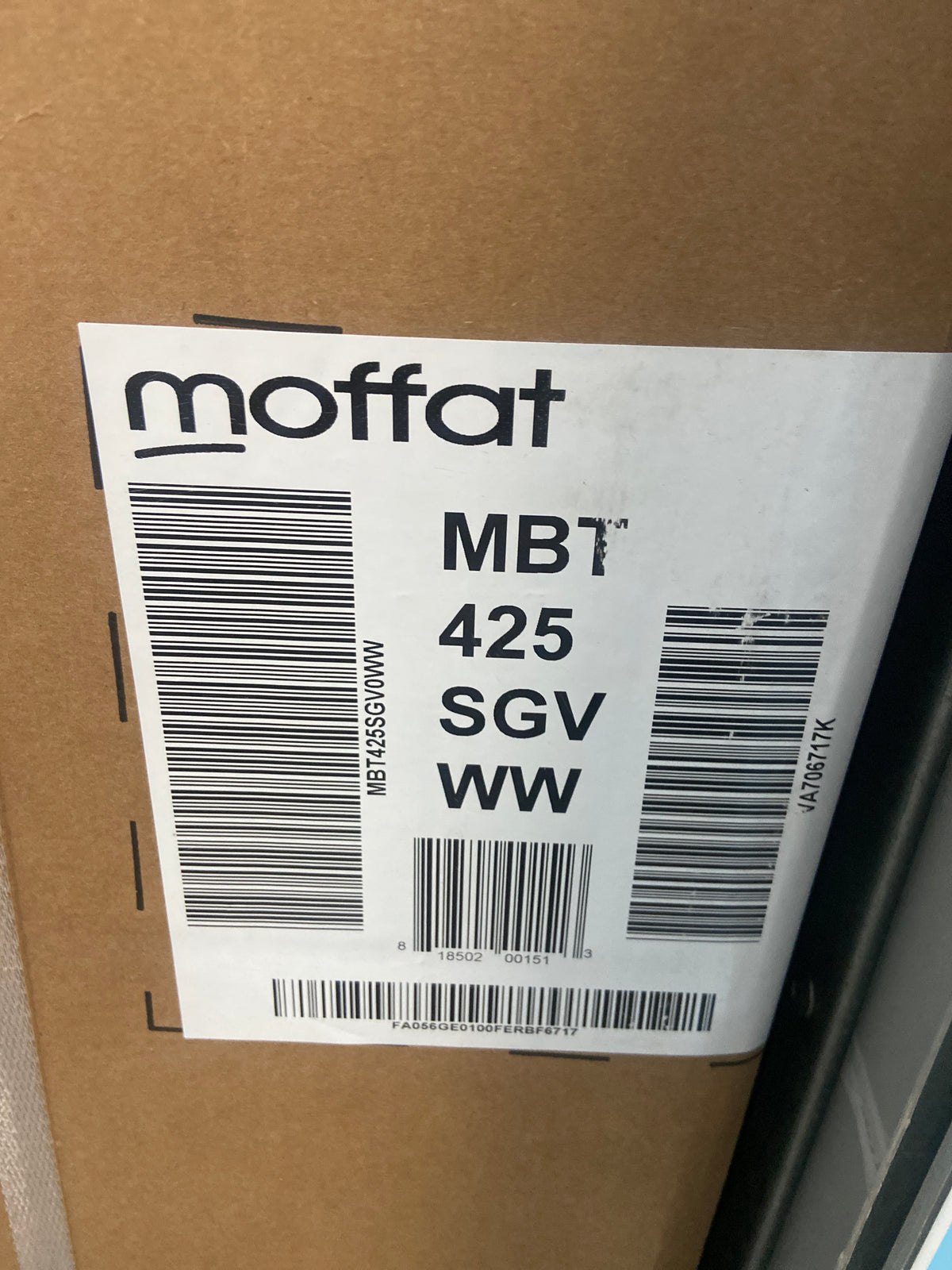 Moffat Brand New built-in dishwasher, 1 year factory warranty