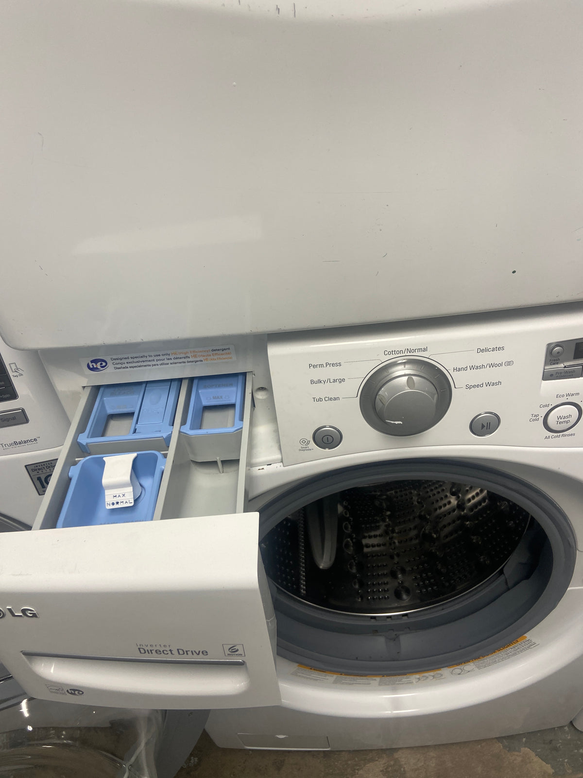 LG washer and dryer set, WM3050CW / DLE2050W,  “Refurbished”, 3Months Warranty