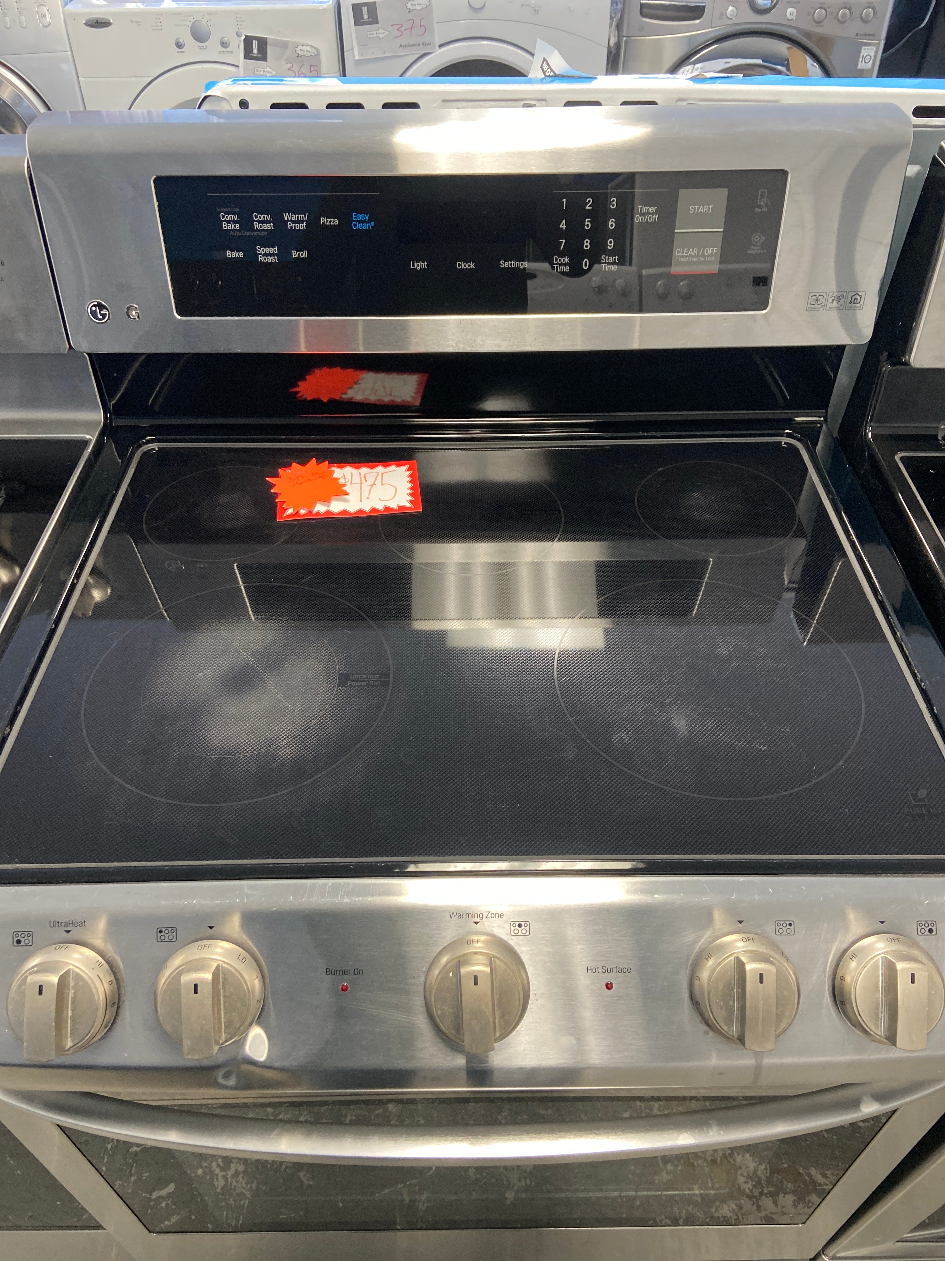 LG 30" Electric Freestanding Range with Storage Drawer Stainless Steel - LRE4211ST