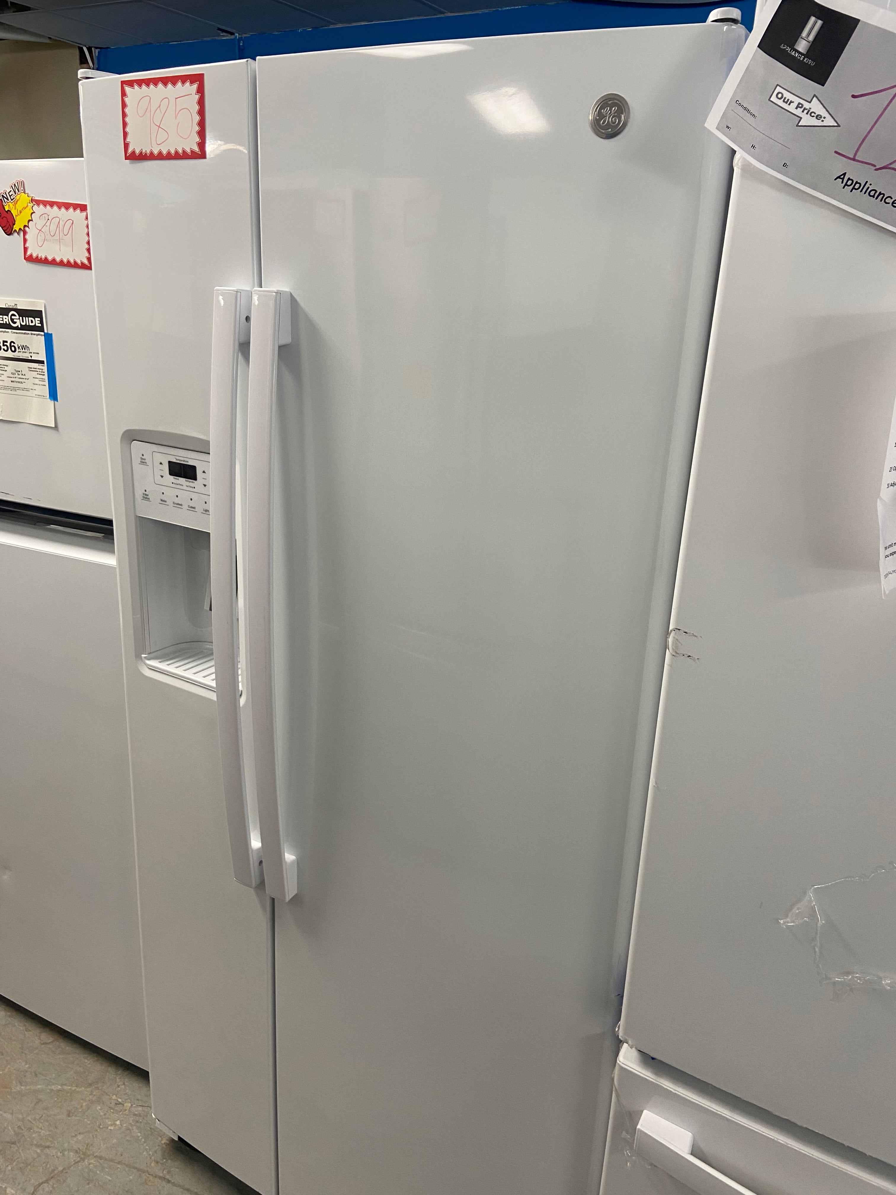 GE side by side fridge