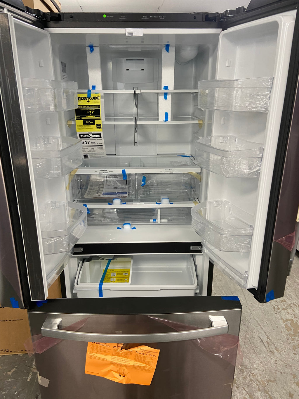 GE brand New double door Stainless fridge