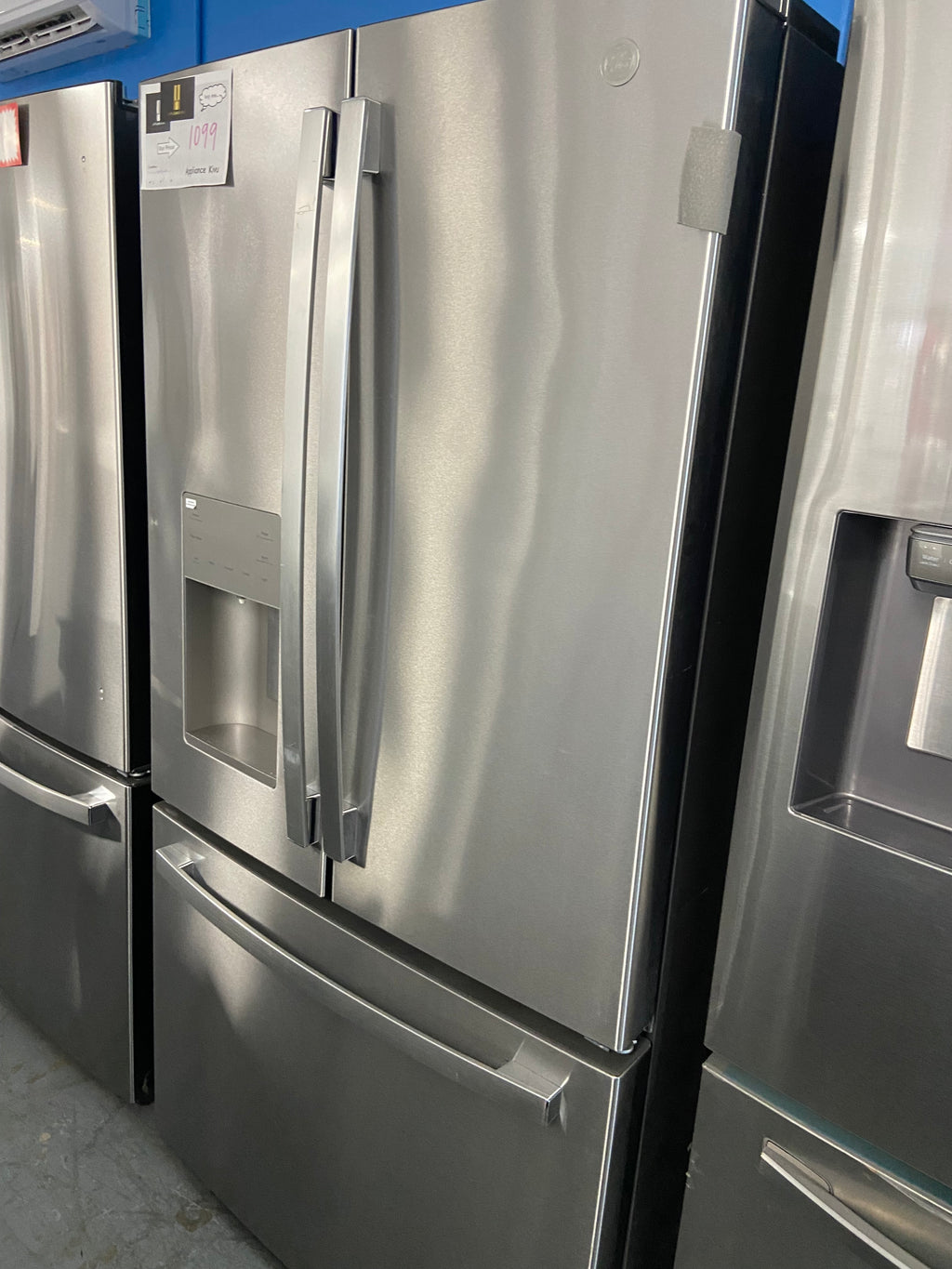 GE Stainless French door fridge