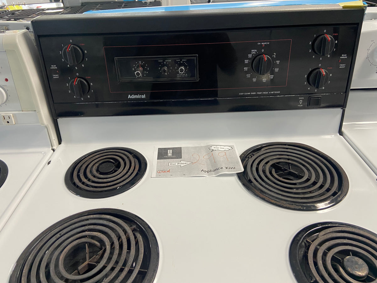 30” Admiral ADE33002 Coil Top Stove (Refurbished)