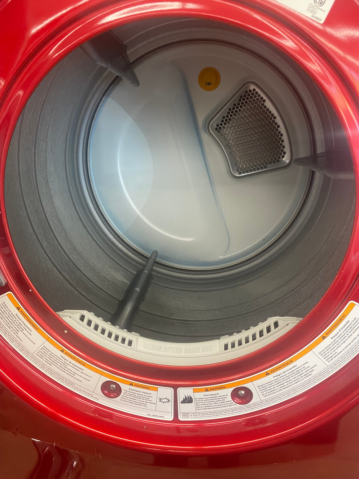 LG washer and dryer, Red in Color, Stackable, "Refurbished"