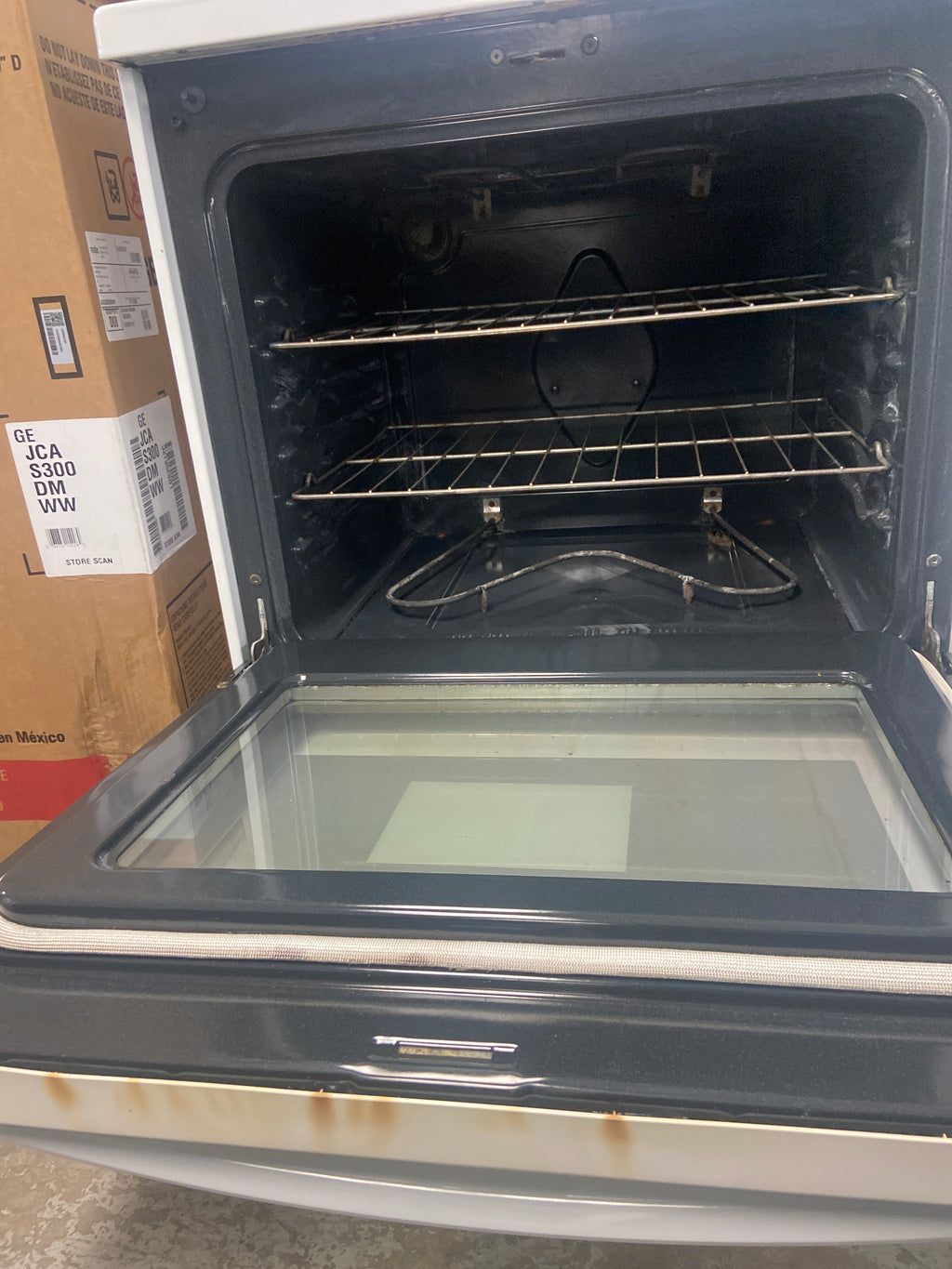 Frigidaire glass top stove, CFEF3055TWD, “Refurbished”, 3 Months Warranty