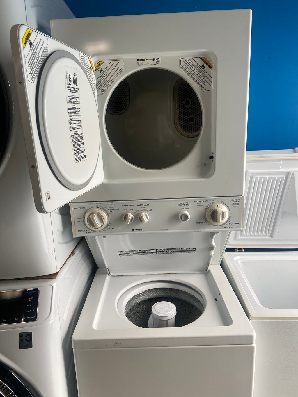 Kenmore white Laundry Center,  110 1820293, “Refurbished”, 3 Months Warranty