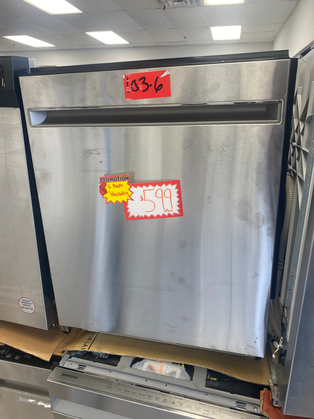 GE Stainless dishwasher