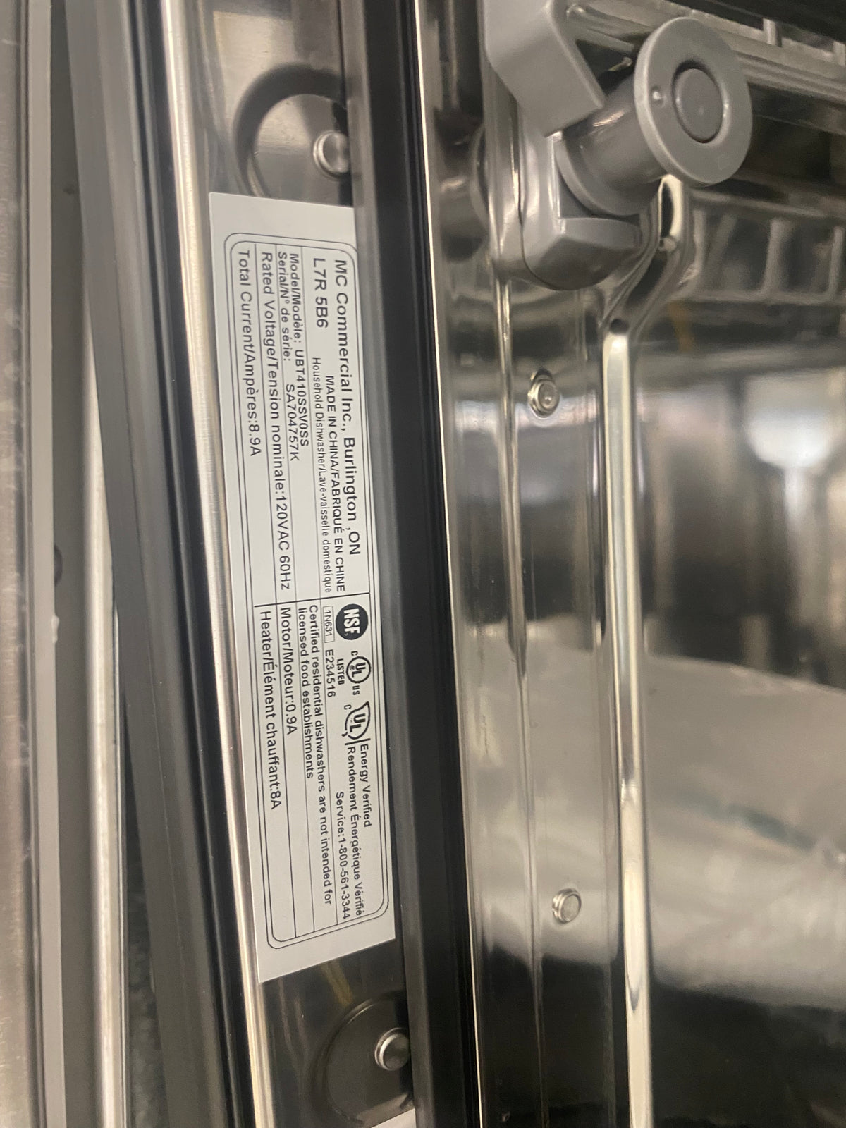 24" GE Built-In Stainless Dishwasher. "Brand New-Open Box"