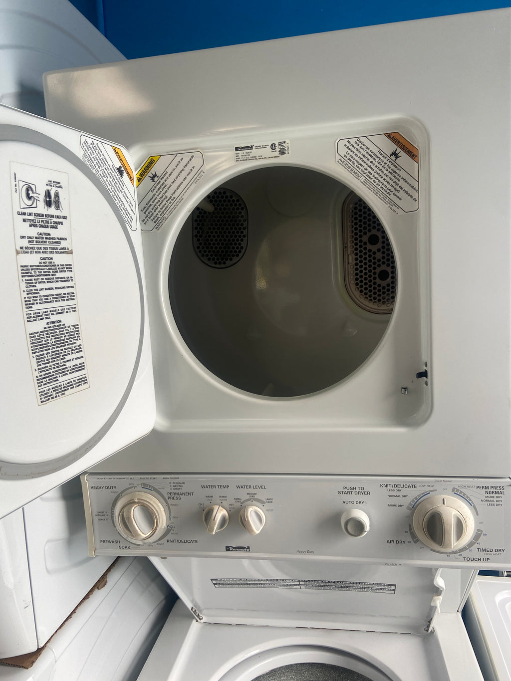 Kenmore white Laundry Center,  110 1820293, “Refurbished”, 3 Months Warranty