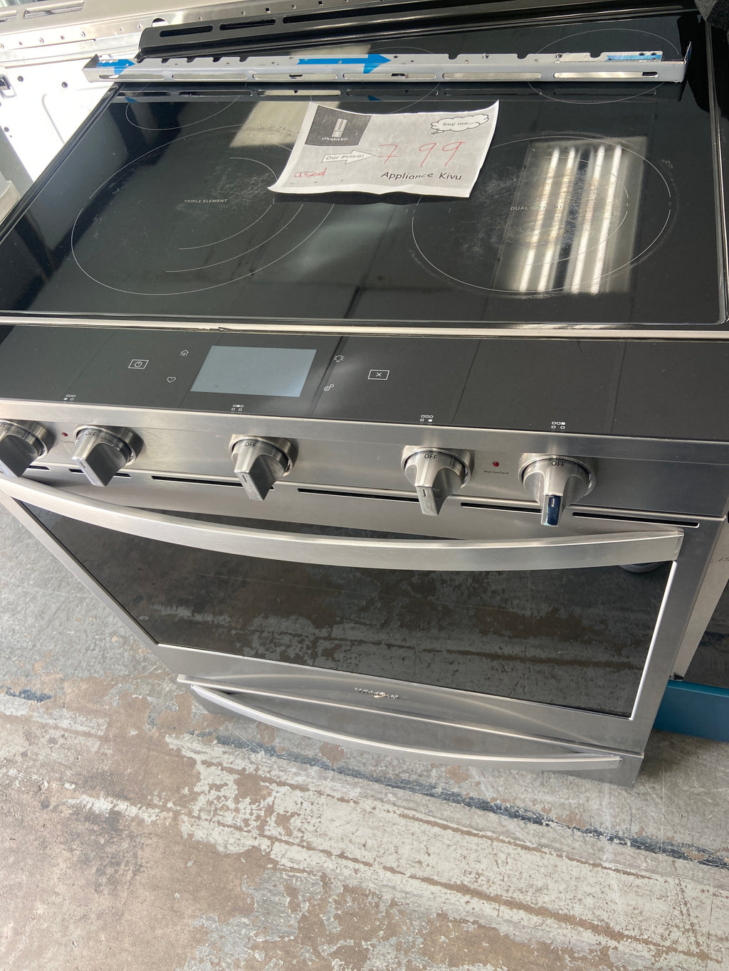 Whirlpool slide in stove, YWEE5OHOHZ, “Refurbished”, 6 Months Warranty
