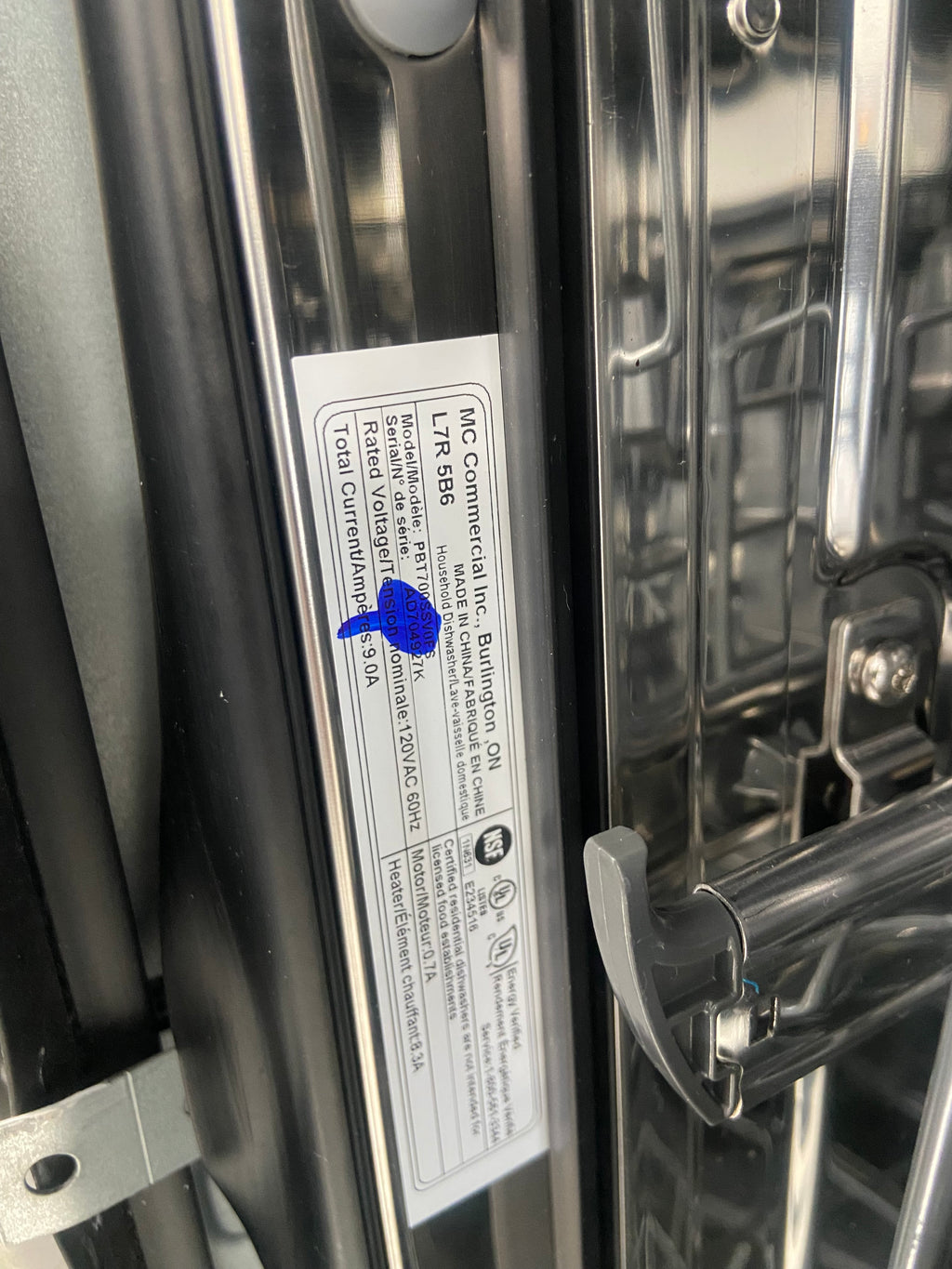 GE 24" Stainless Built-in Dishwasher