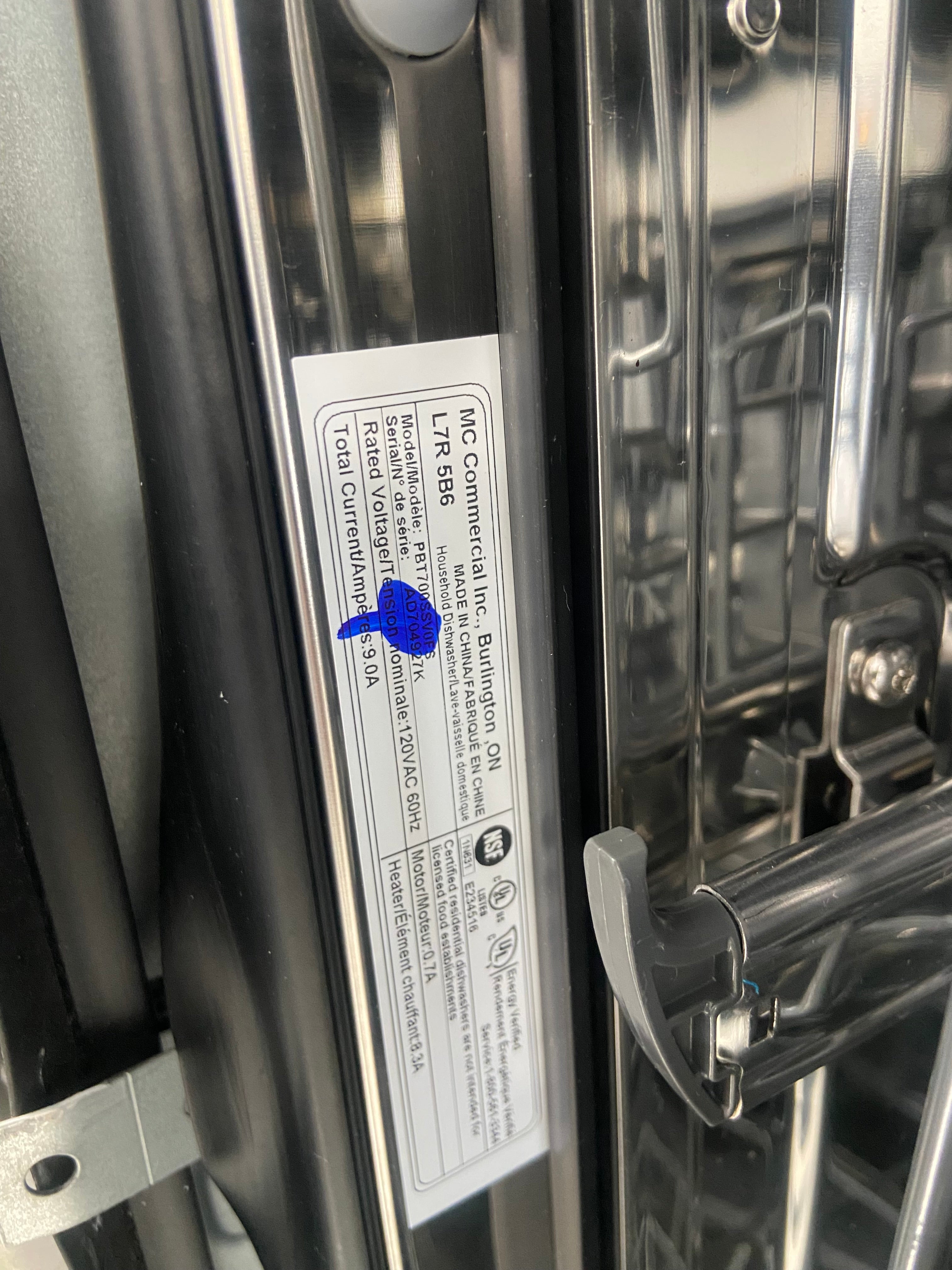 GE 24" Stainless Built-in Dishwasher