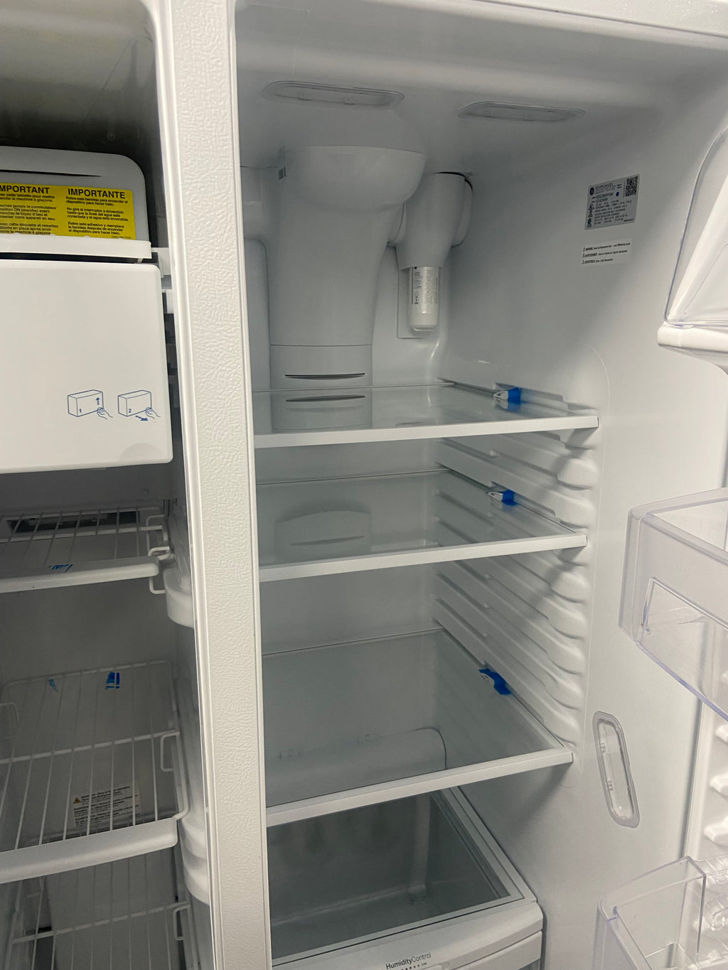 GE side by side fridge