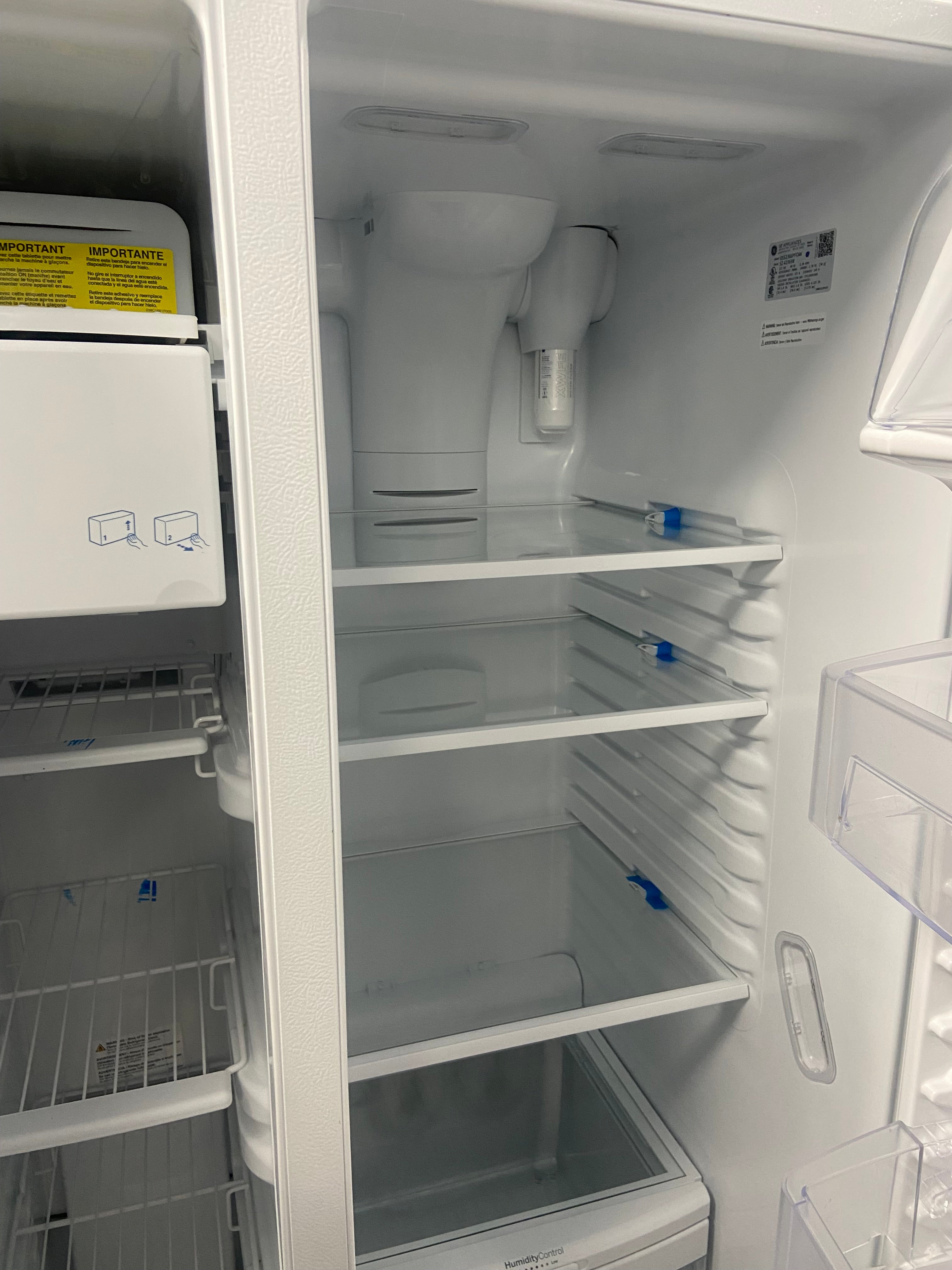 GE side by side fridge